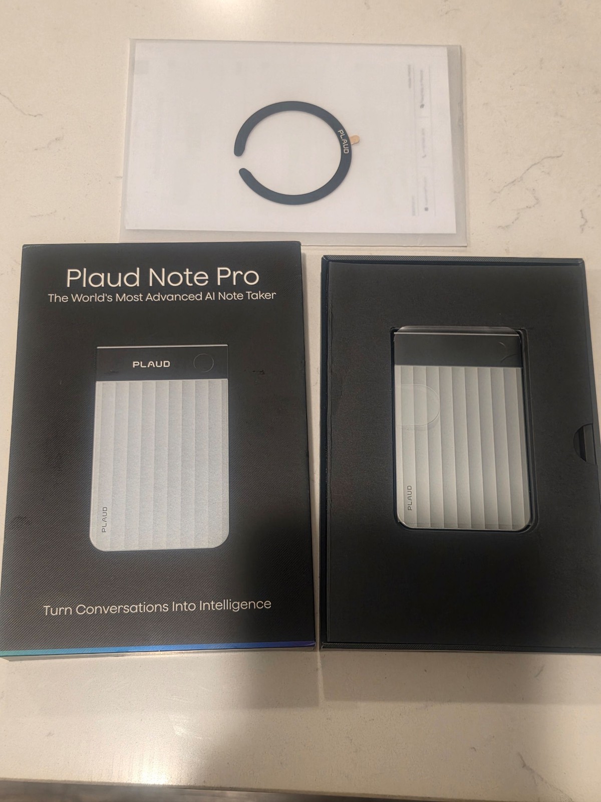Plaud Note Pro AI Voice Recorder Note Taker PN0300 64GB Silver
