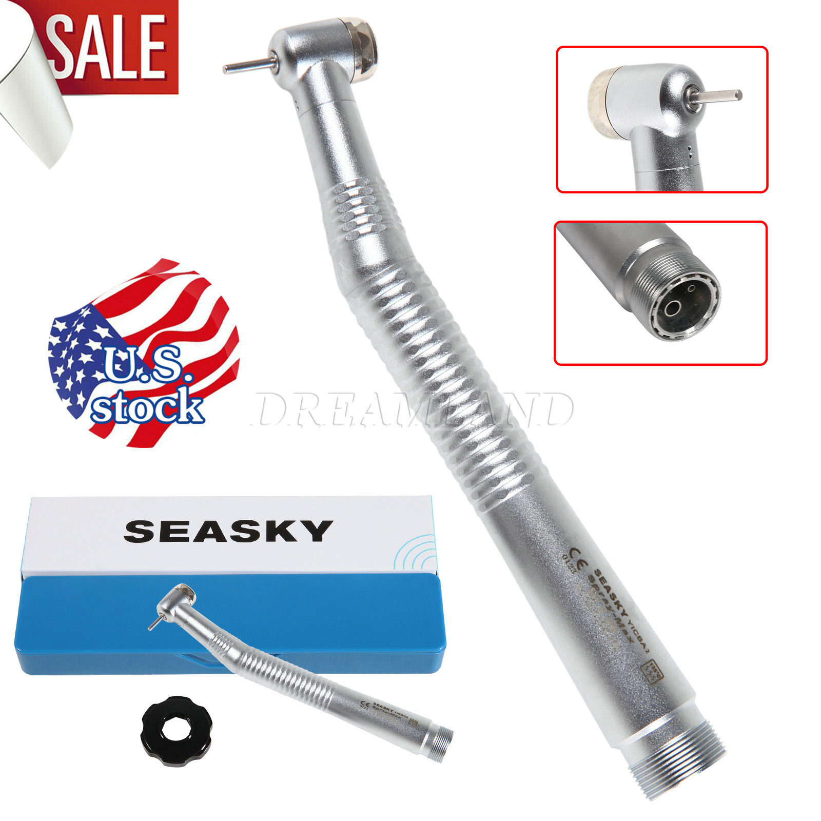 NSK PANA MAX Style Dental High Speed Air Turbine Handpiece Push Button 2/4H Y1BA