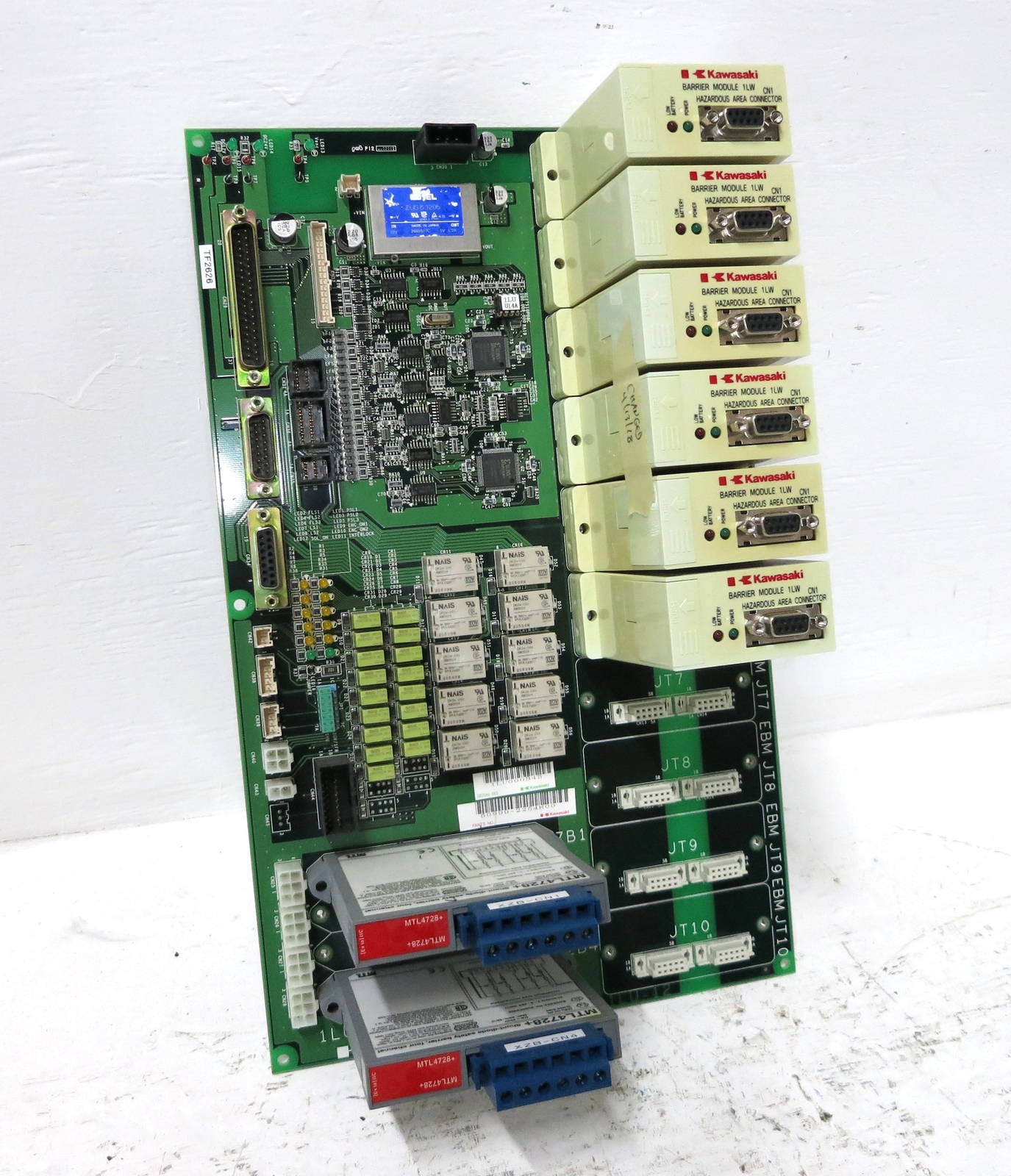 Kawasaki 50999-2254R00 1LU-52 Servo Amplifier Robotic Drive Unit Control Board
