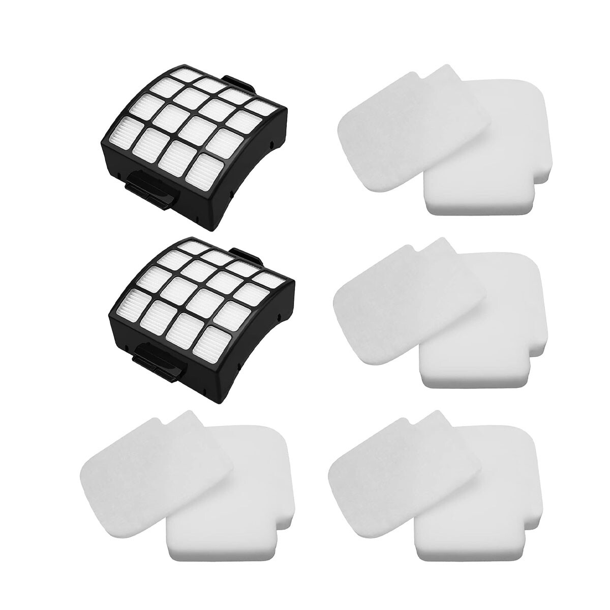 Filters for Shark Stratos Lift-Away DuoClean AZ3002 AZ3000 AZ3000W 2 HEPA 4 Foam