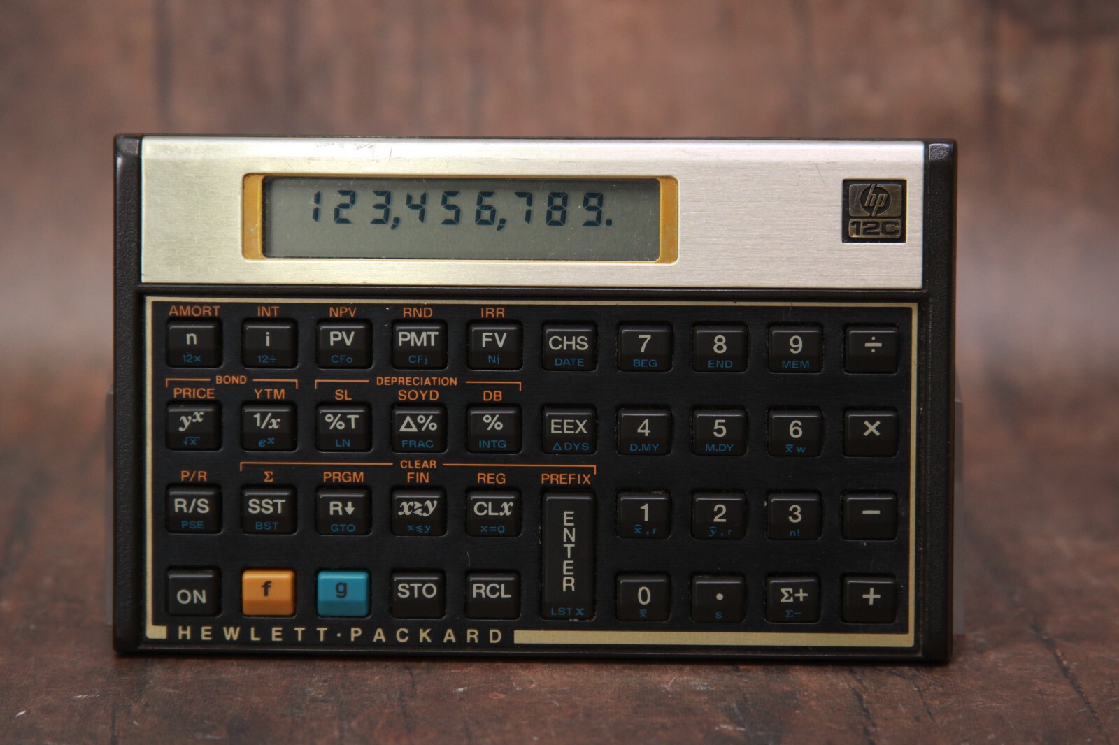 Vintage HP 12C Financial Calculator Made in Malaysia Tested Working