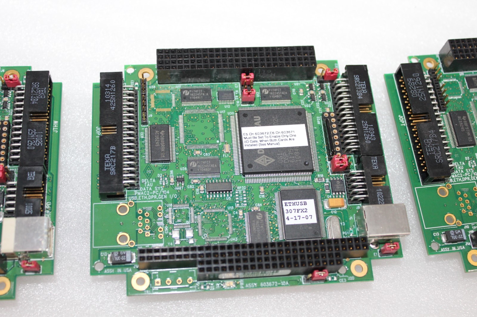 Delta Tau PMAC2-PC/104 USB,ETH,DPR,GEN I/O ASSY 603672-10A Multi-Axis Controller