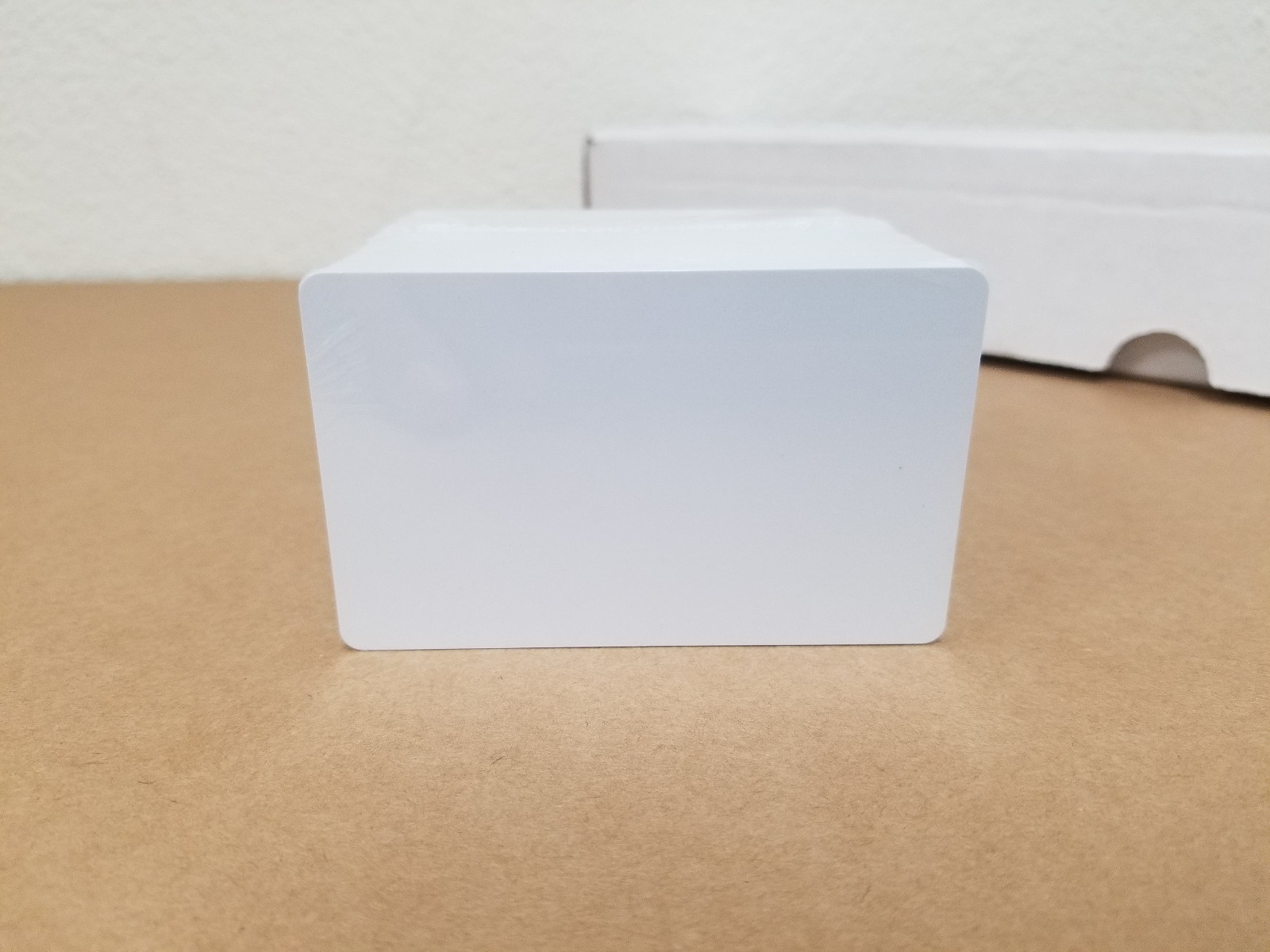 100 Blank White PVC Cards, CR80.30 Mil, High Quality for Color and UV Printing