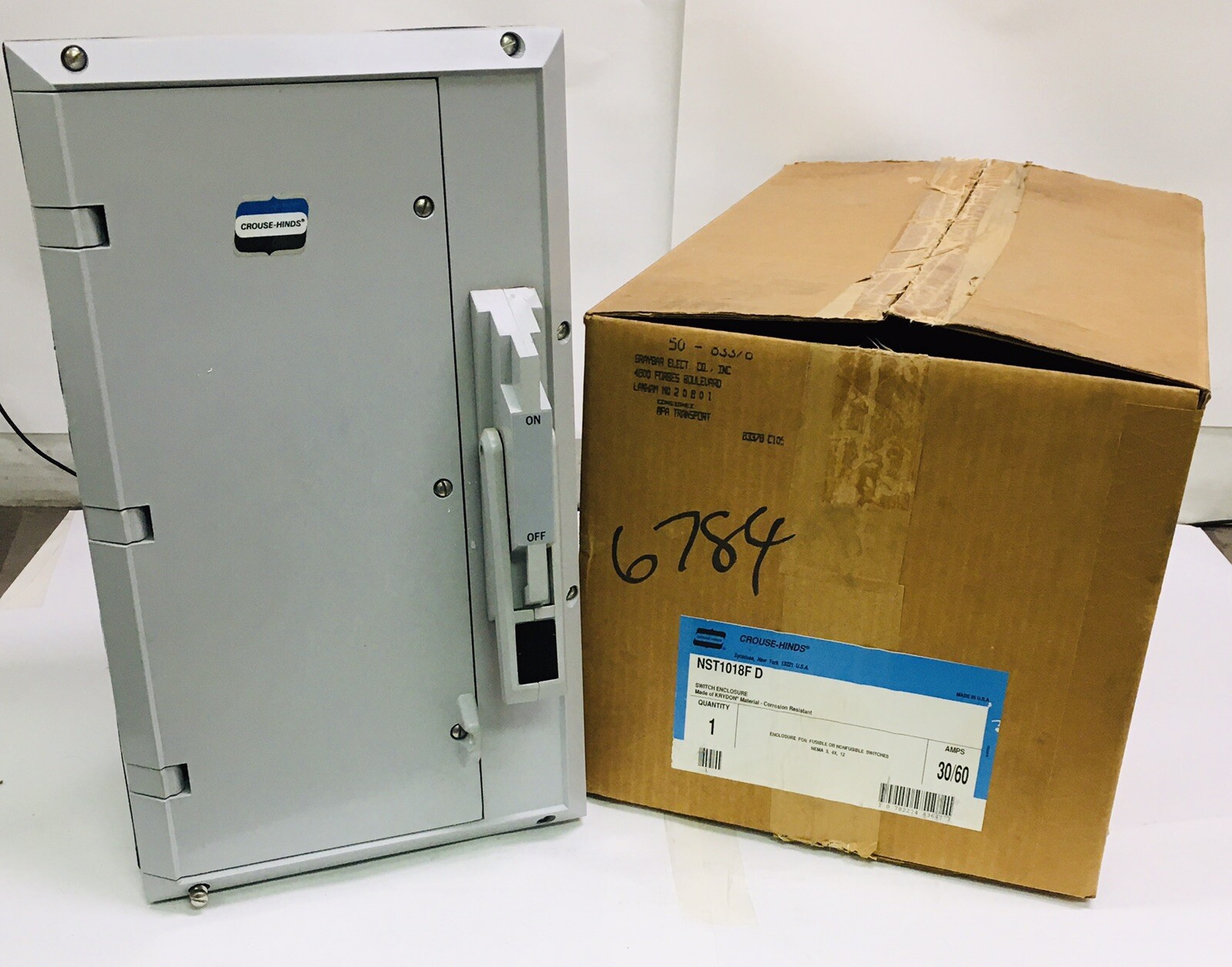 CROUSE HINDS NST1018F-D KRYDON 30/60 AMP SAFETY SWITCH ENCLOSURE NEW IN BOX
