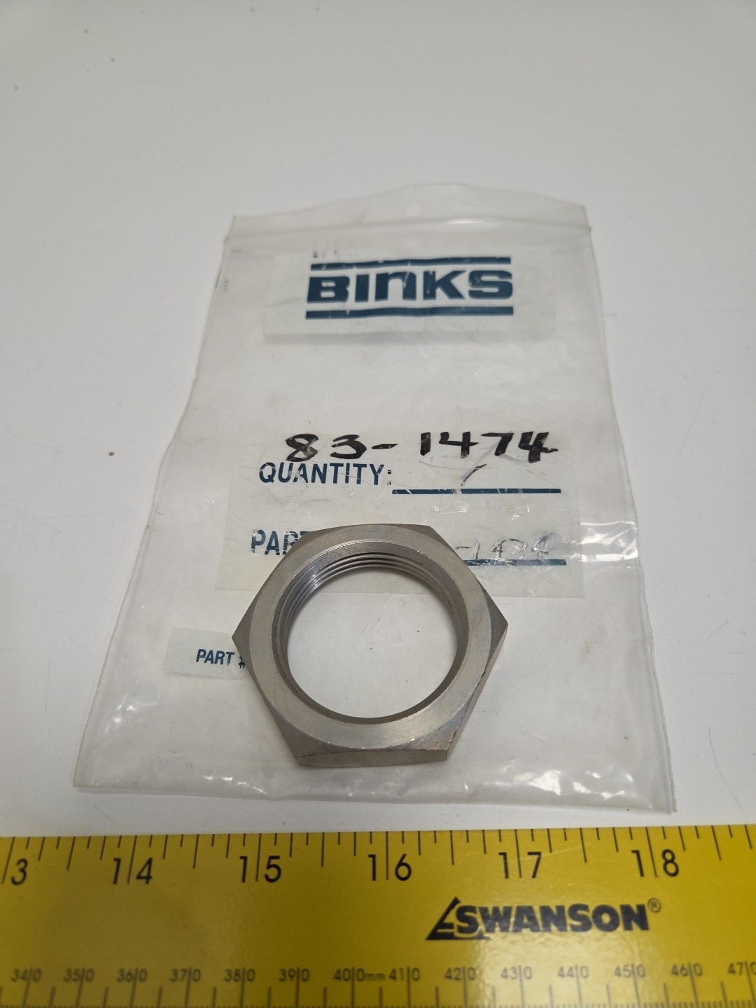 Binks 83-1474 Locknut