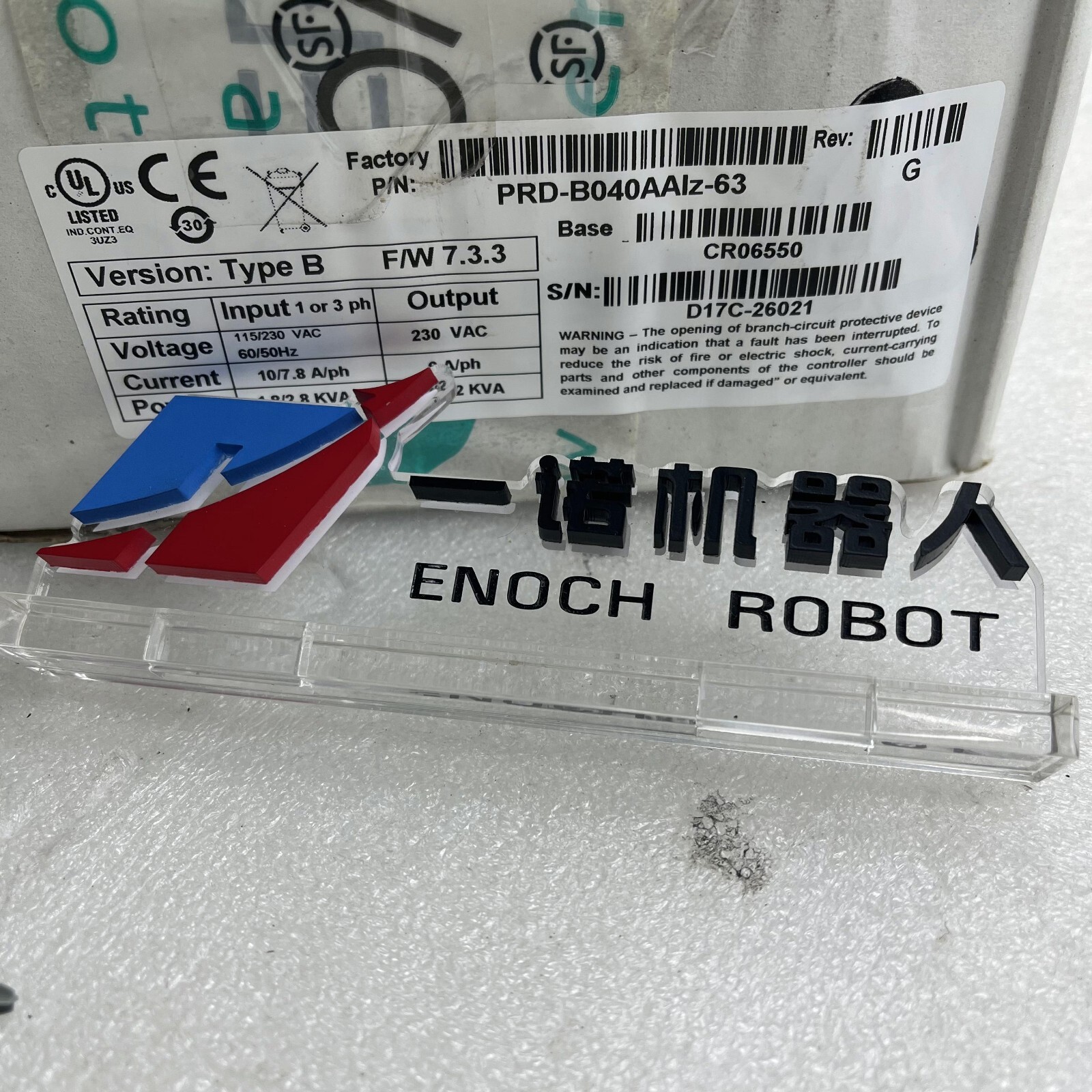 Kollmorgen Servo drive CR06550 PRD-B040AALz-63 F/W7.3.3 Fast delivery #