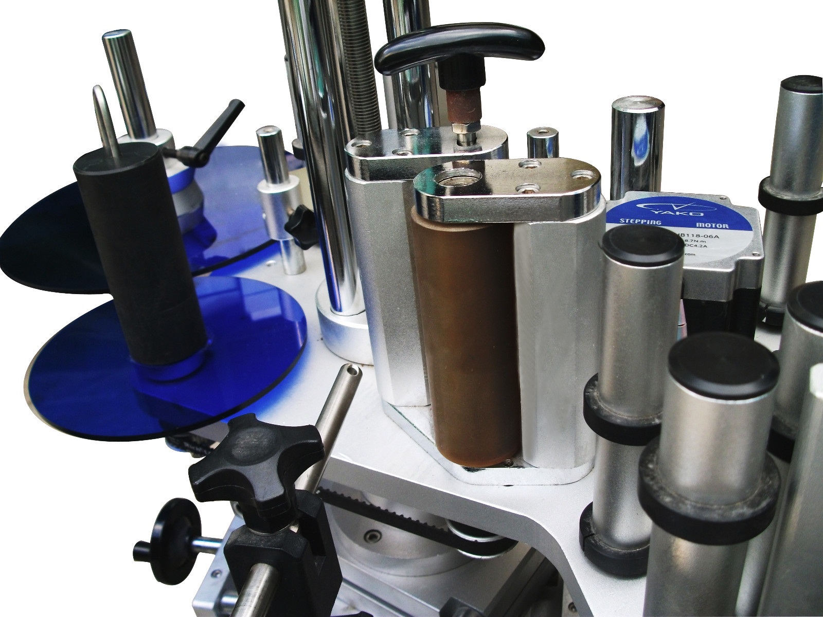 Automatic Round Bottle Vertical Labeling Machine labler for Beer Can Labeller