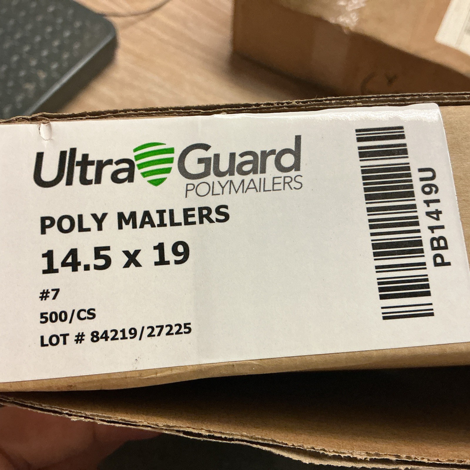 Ultraguard PB1419U 14.5” X 19” 2-Mil poly Mailers 500-Count (new)