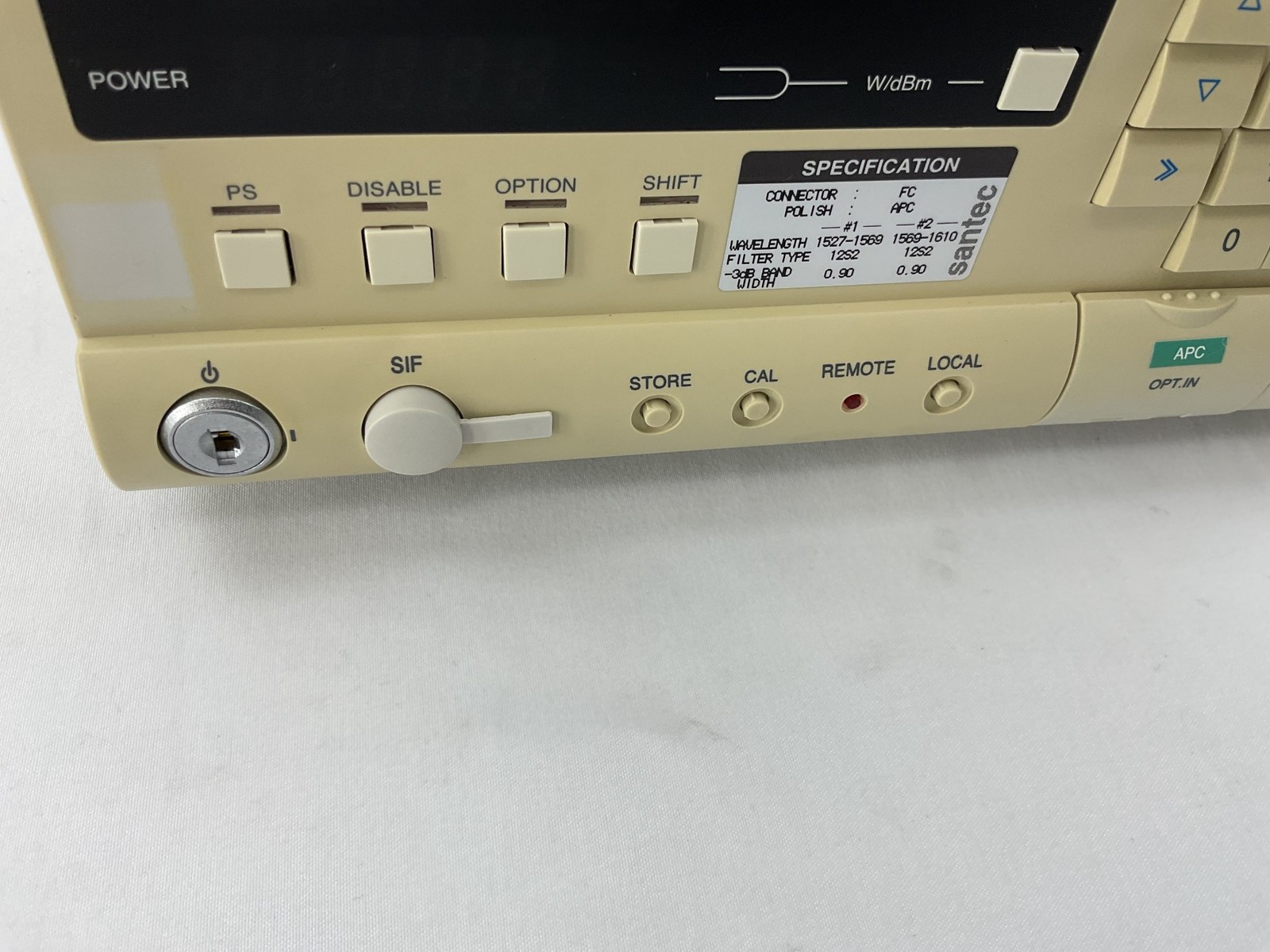Santec OTF-930 Tunable Optical Bandpass Filter 1527-1610nm C+L Band DWDM GPIB