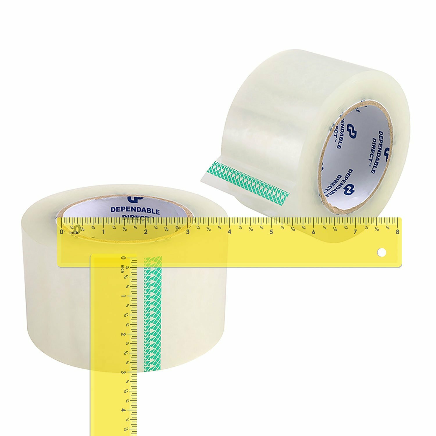 24 Rolls Clear Packing Tape 3 Inch x 110 Yds (330′) Carton Sealing Packing Tapes