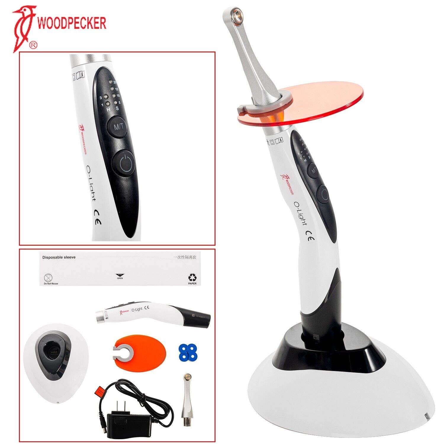 Woodpecker Dental O Light, O-Light Max Resin Lamp 1 Year Warranty