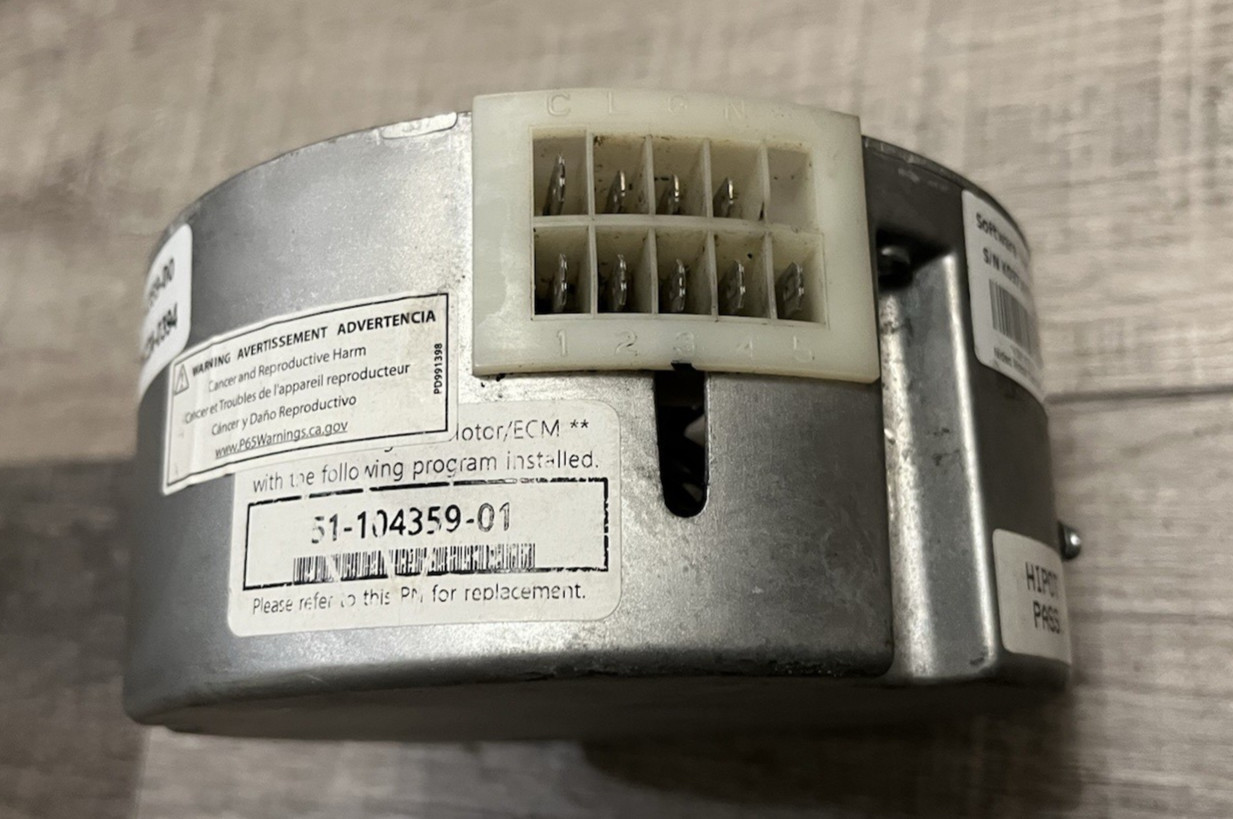 Rheem Ruud ECM Blower Motor Module 51-104359-01 1HP 208-230V Protech Nidec