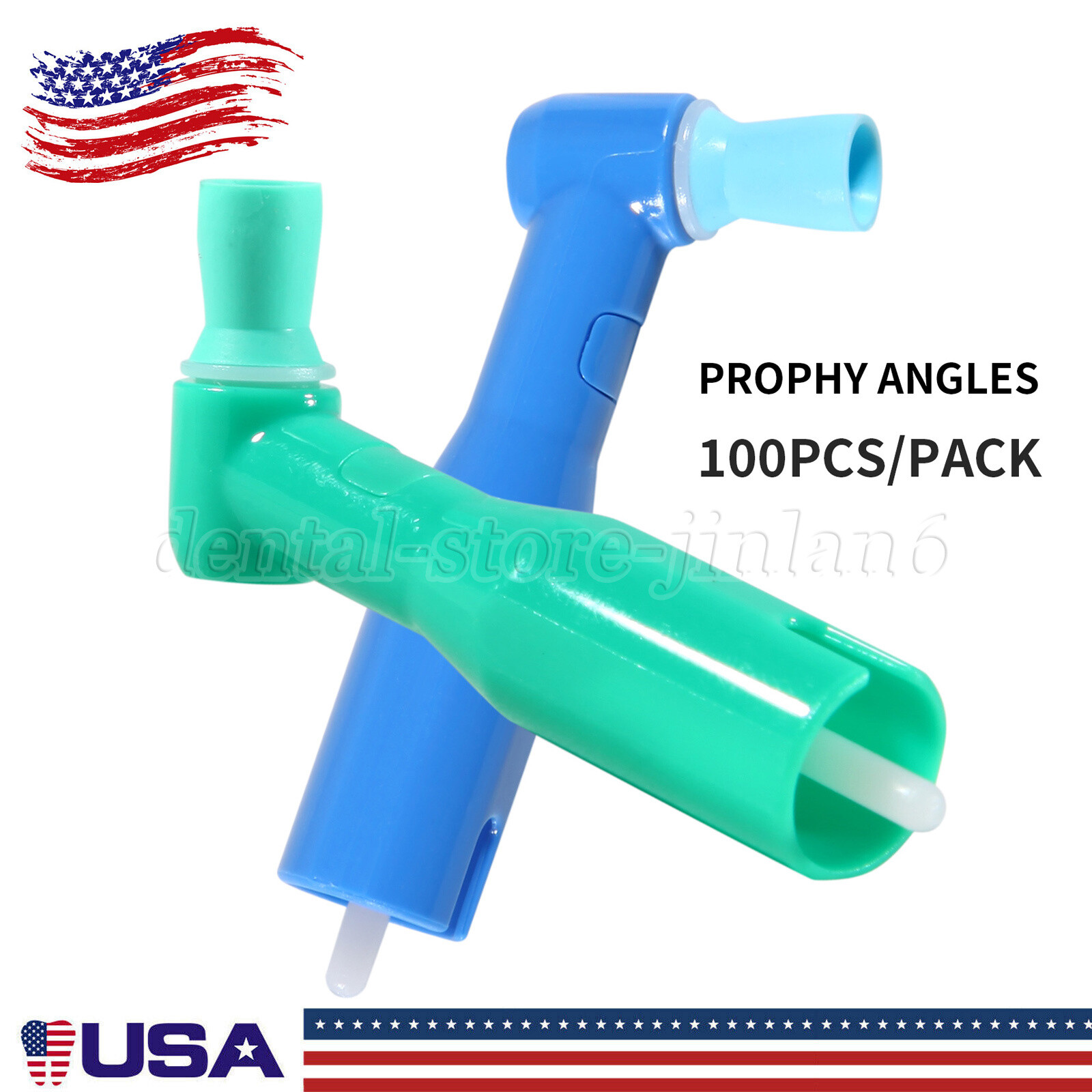100/500/pk Top Prophy Angles Firm Cups Quality Dental Disposable Prophy Angle US