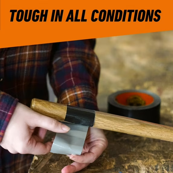 Gorilla 30 yard Black Tough Duct Tape Single Rroll, Pack of 1
