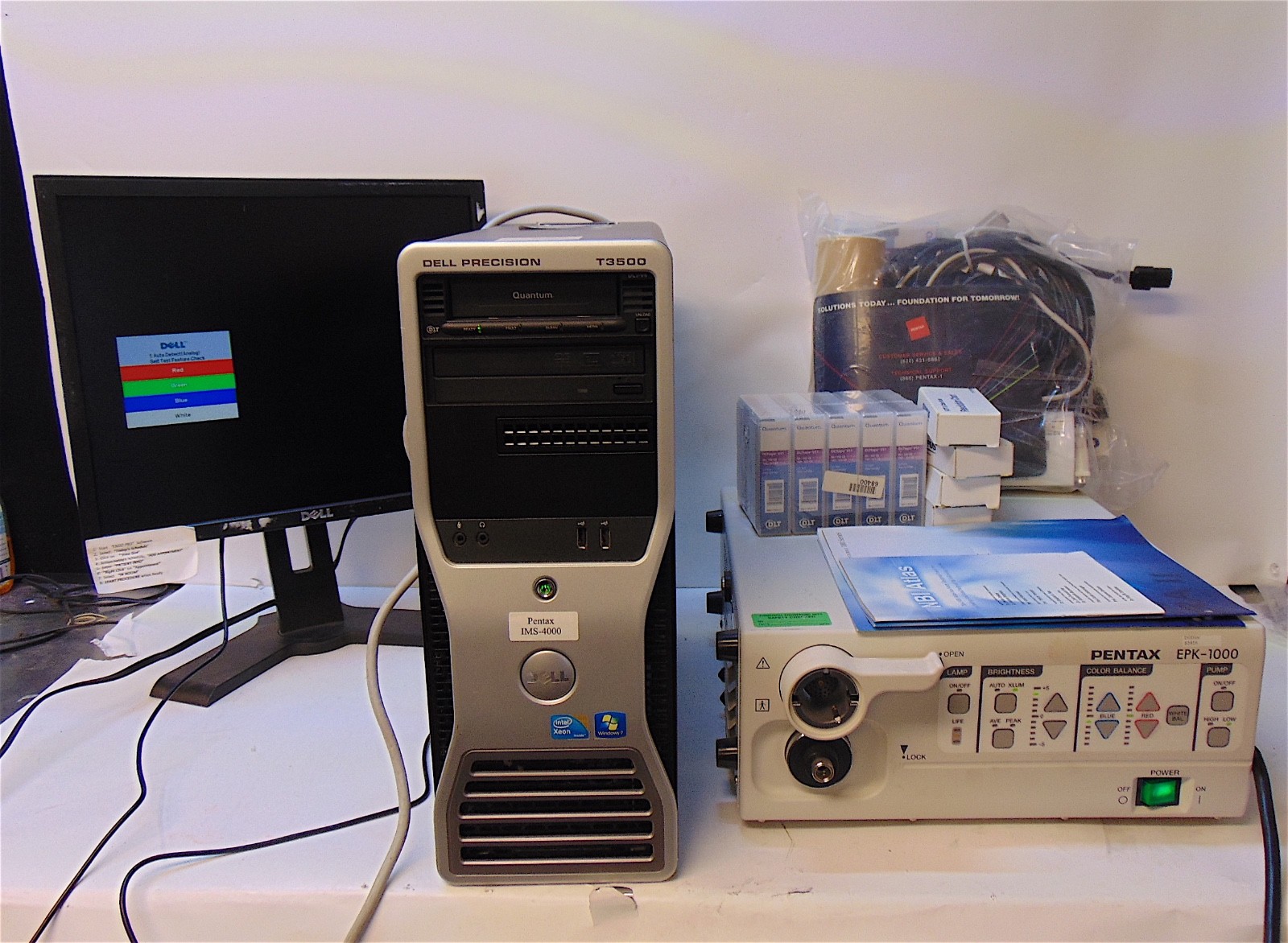Pentax Video Processor EPK-1000 With Dell T3500, Monitor & Accessories – S3816x