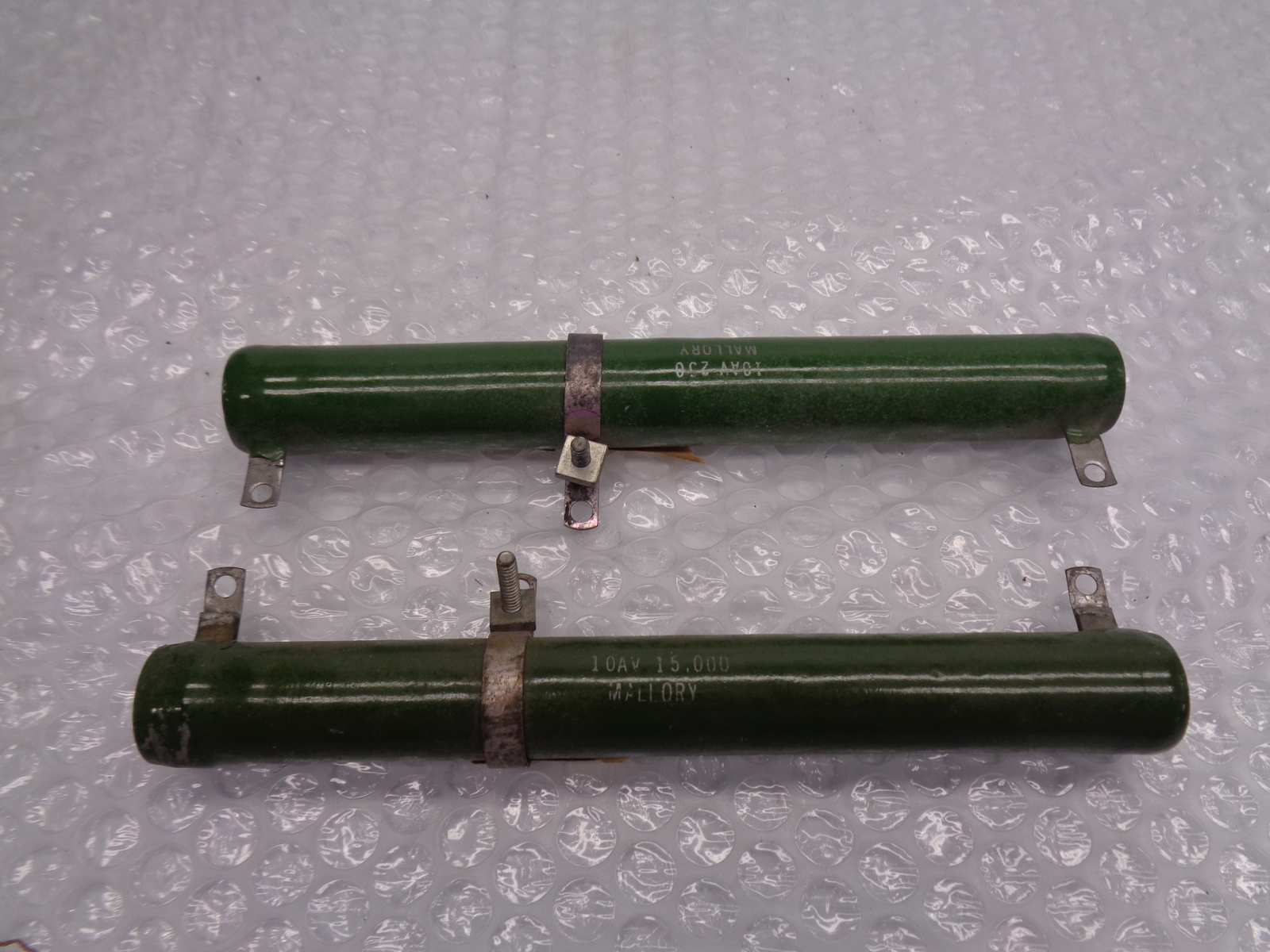 MALLORY 10AV-15,000 RESISTOR LOT OF 2 UNMP
