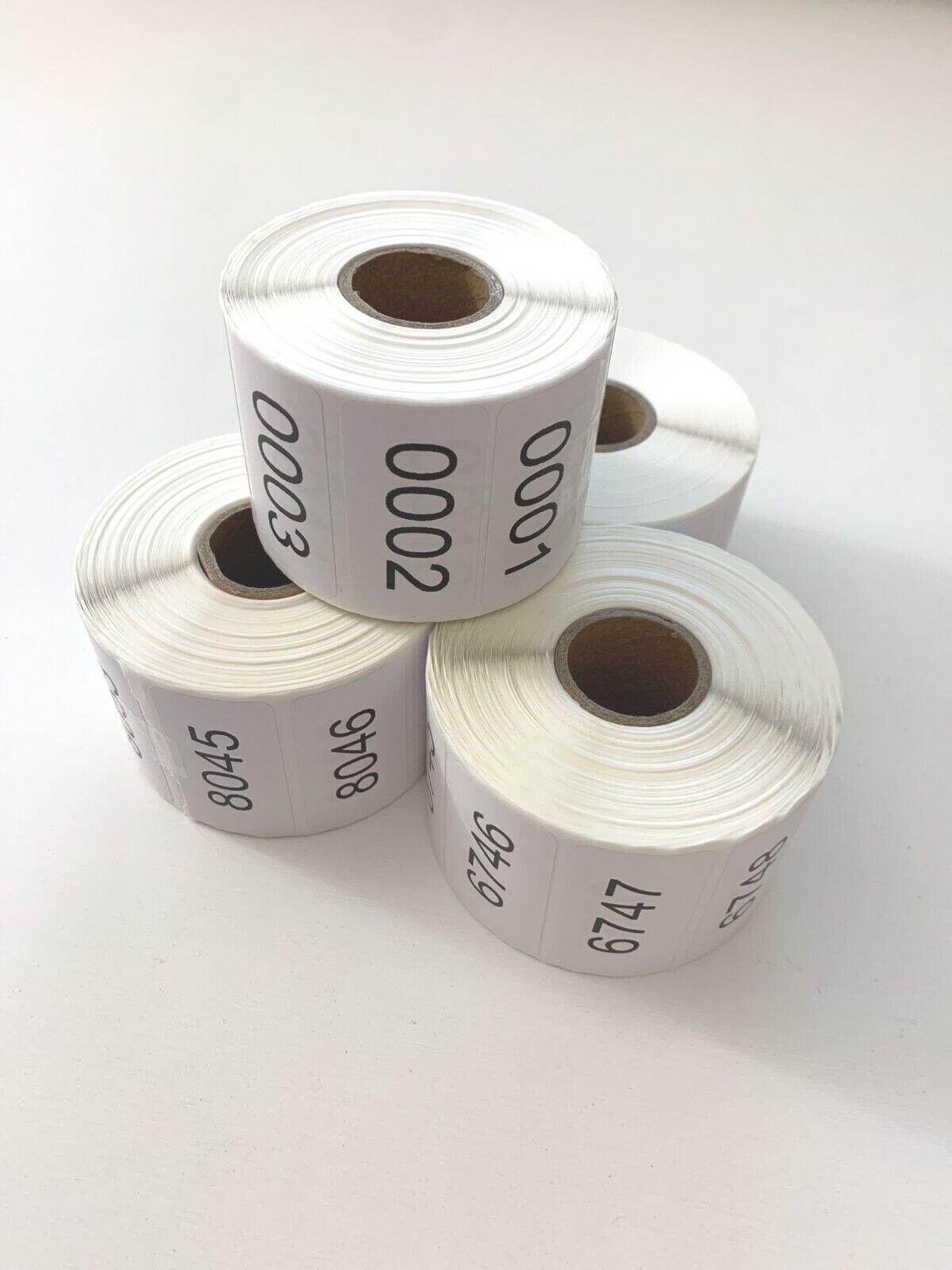 1000 Labels Consecutive Number Inventory Stickers Labels 2″ x 1″ Customize