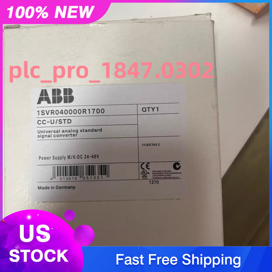 1PCS Brand New ABB 1SVR040000R1700 Analog Signal Converter Fast shipment
