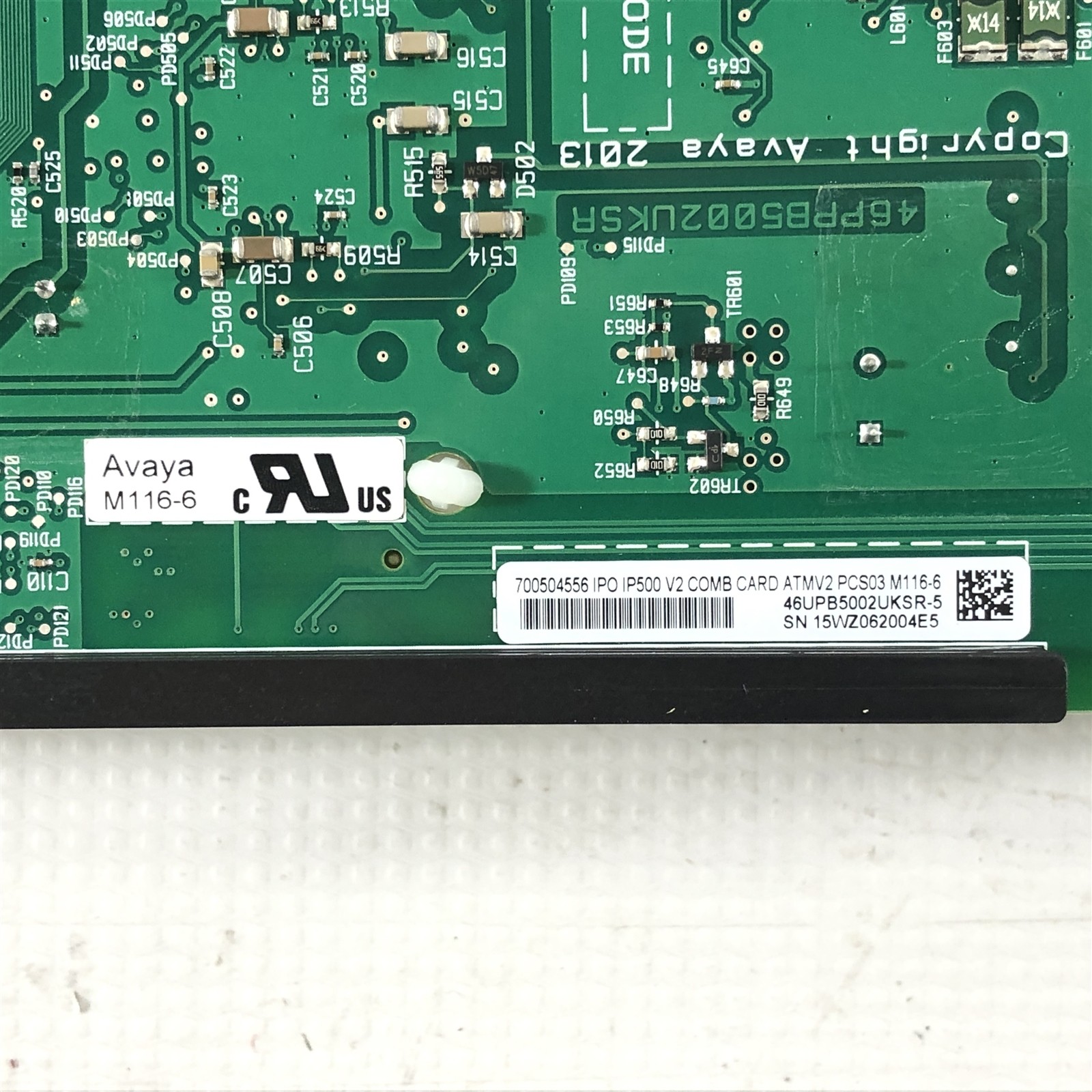 Lot of 4 Avaya IP Office 500 DS(1-6) ATMV2 Combination Card w/ 4 Analog Trunks