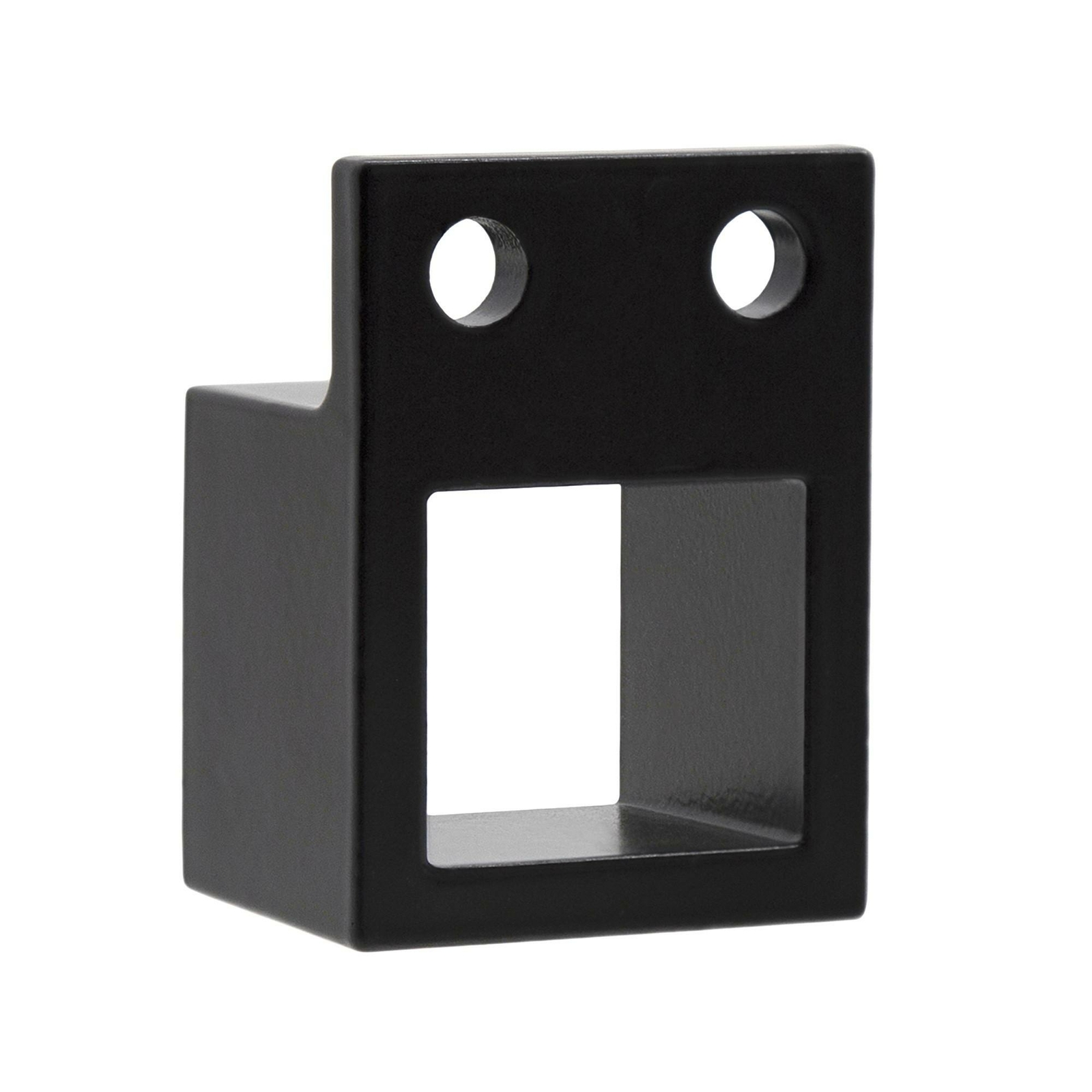 1″ x 1 1/8″ Stationary Square Dual Flange Wall Mount Bracket
