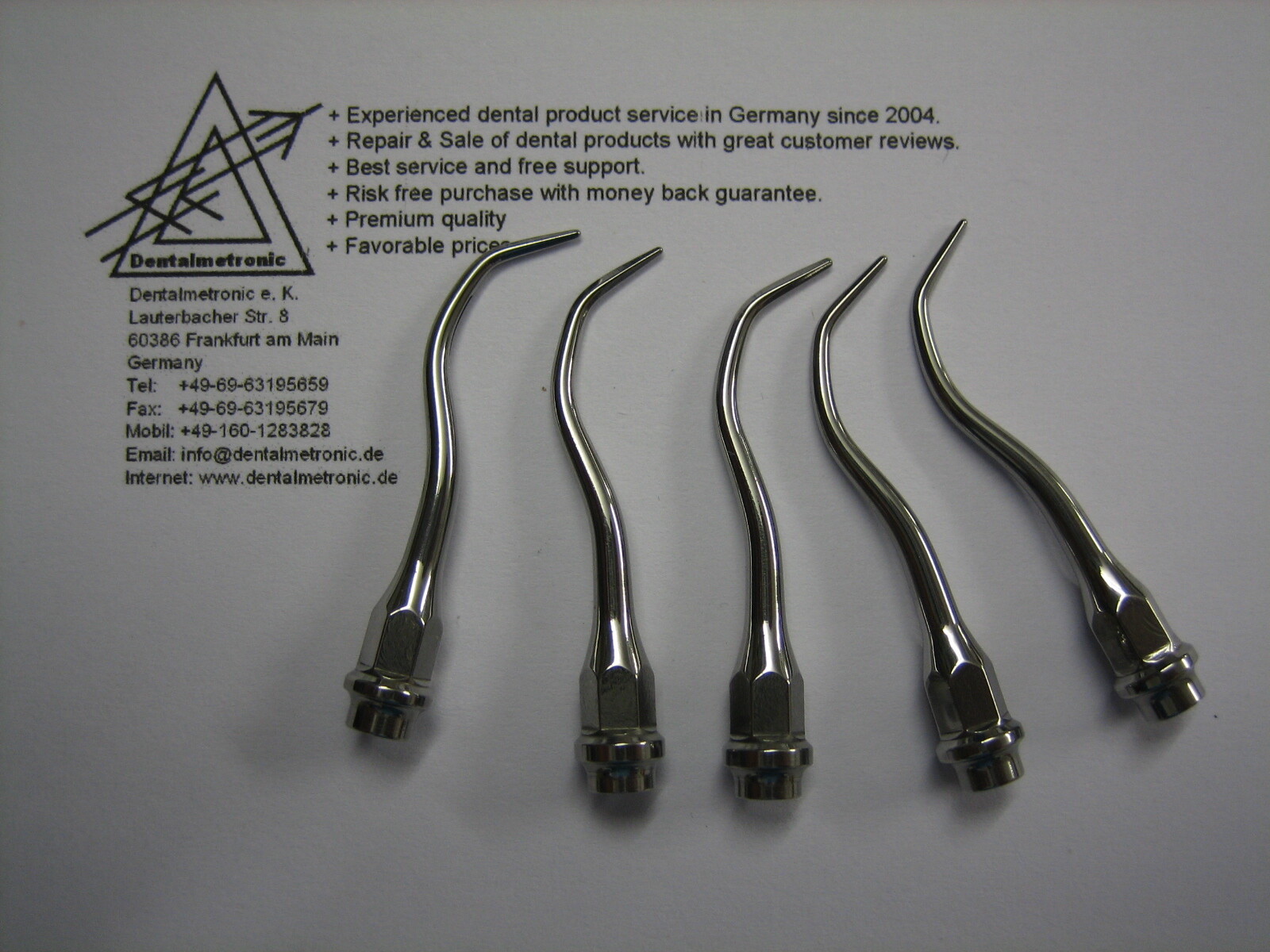 5x ultrasonic ZEG tip scaler tip suitable for KaVo SONOsoft PIEZOlux = No. 11