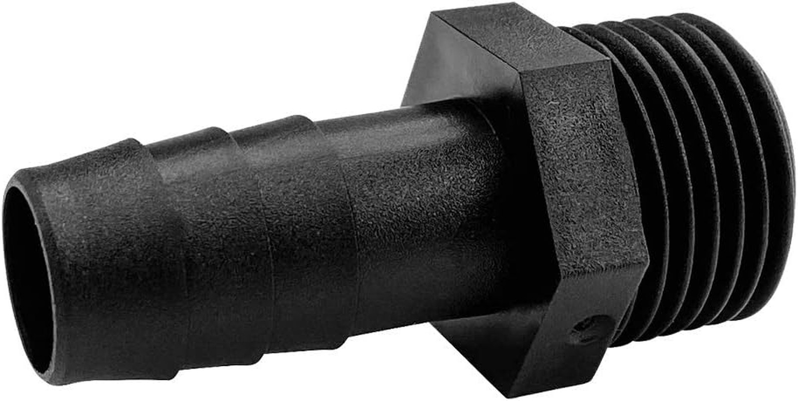 20 Pcs 1/2″ Barb X 1/2″ NPT Male Connector, Plastic Hose Barb Fitting, Adapter,