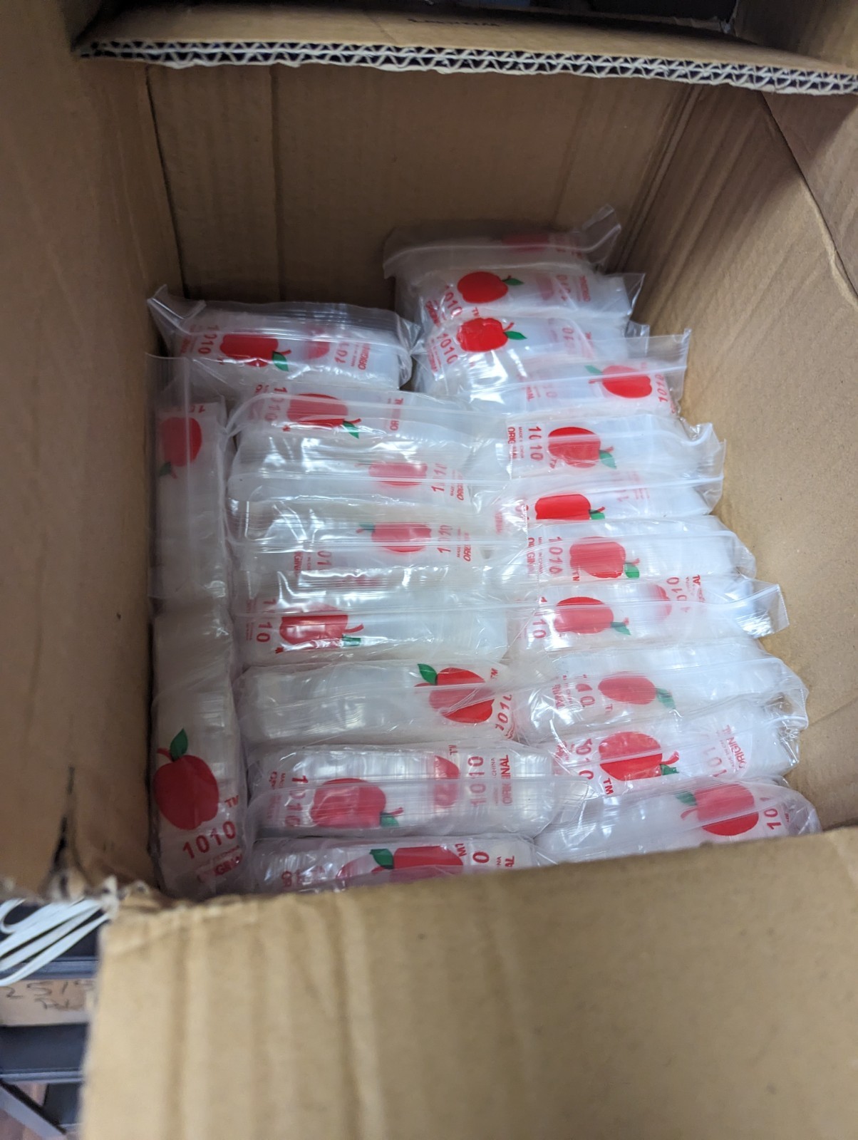 CLEAR Apple Bags Liquidation 1000 bags, 10,000 bags, 50k bags (CHOOSE SIZE)