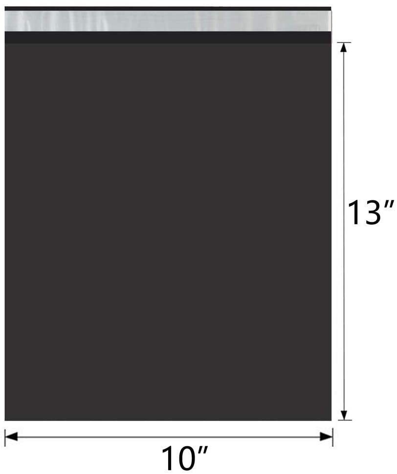 Black Poly Mailers 10×13 Self Seal Shipping Bags Envelopes 2.5 Mil Thick Durable