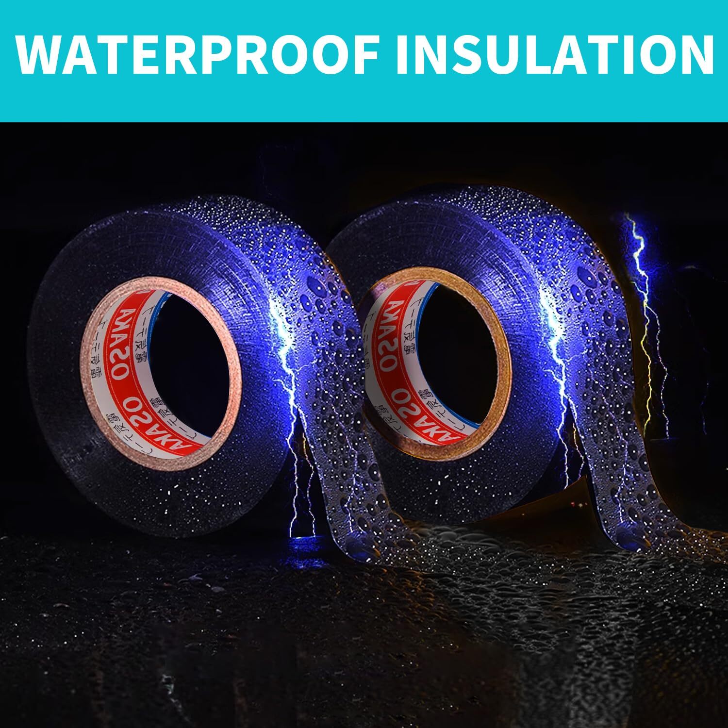 1~300X Electrical Tape Wiring Harness wire (Black, 3/4″x20FT) auto truck LOT