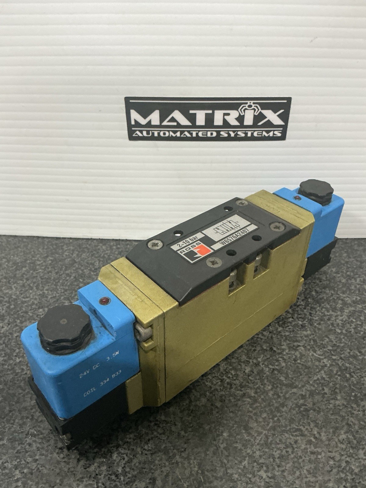 Ross W6576A2407 Pneumatic Double Solenoid Valve