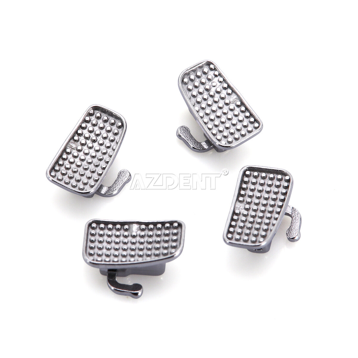 100X Dental Ortho MIM Self Ligating Bracket Brace Mini Roth.022 Hooks 345 AZDENT