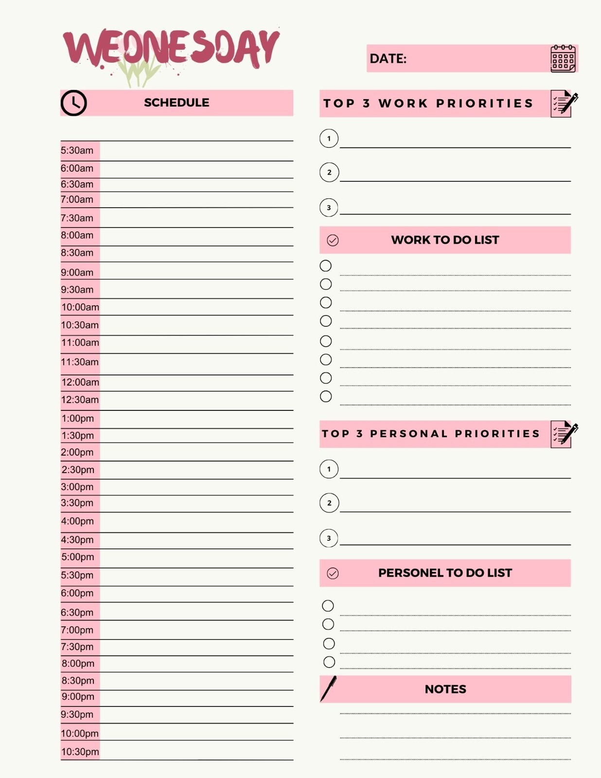 Digital Planner | Work From Home Goodnotes iPad Planner Digital Journal Pdf