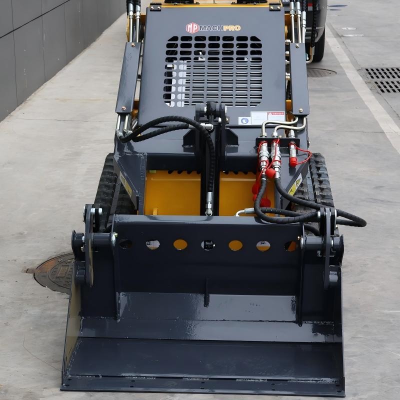 Mini Skid Steer Loader 24HP 4-in-1 Bucket 3-Stage Pump Hydraulic System 2026 New