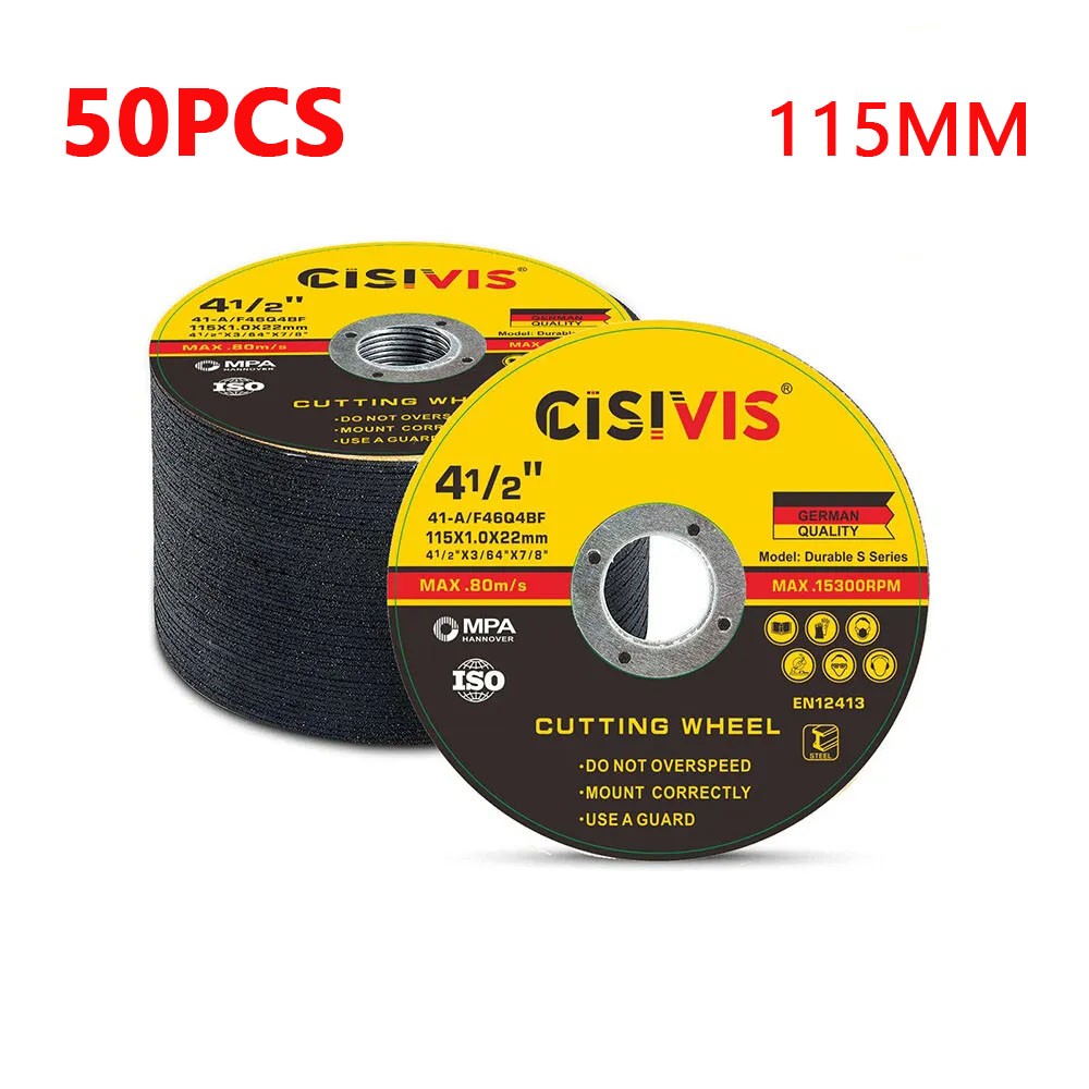 50X Cut Off Wheels 4-1/2″ Metal & Stainless Steel Angle Grinder Cutting Disc