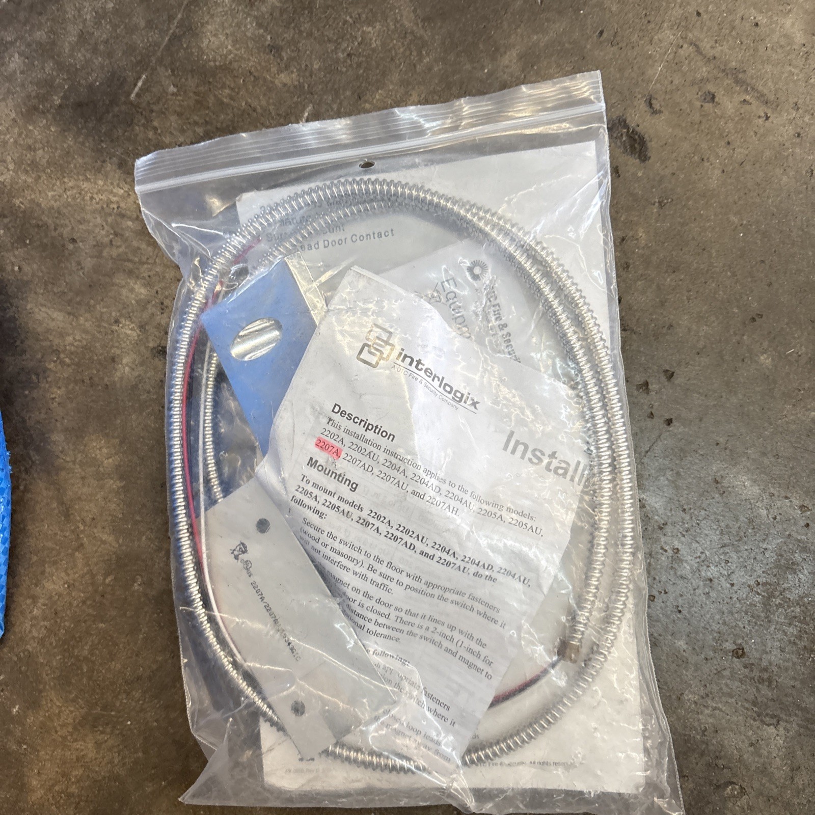 Sentrol – 2205 Series Surface Mount Magnetic Door Alarm Contact 2207A-L *NOS*