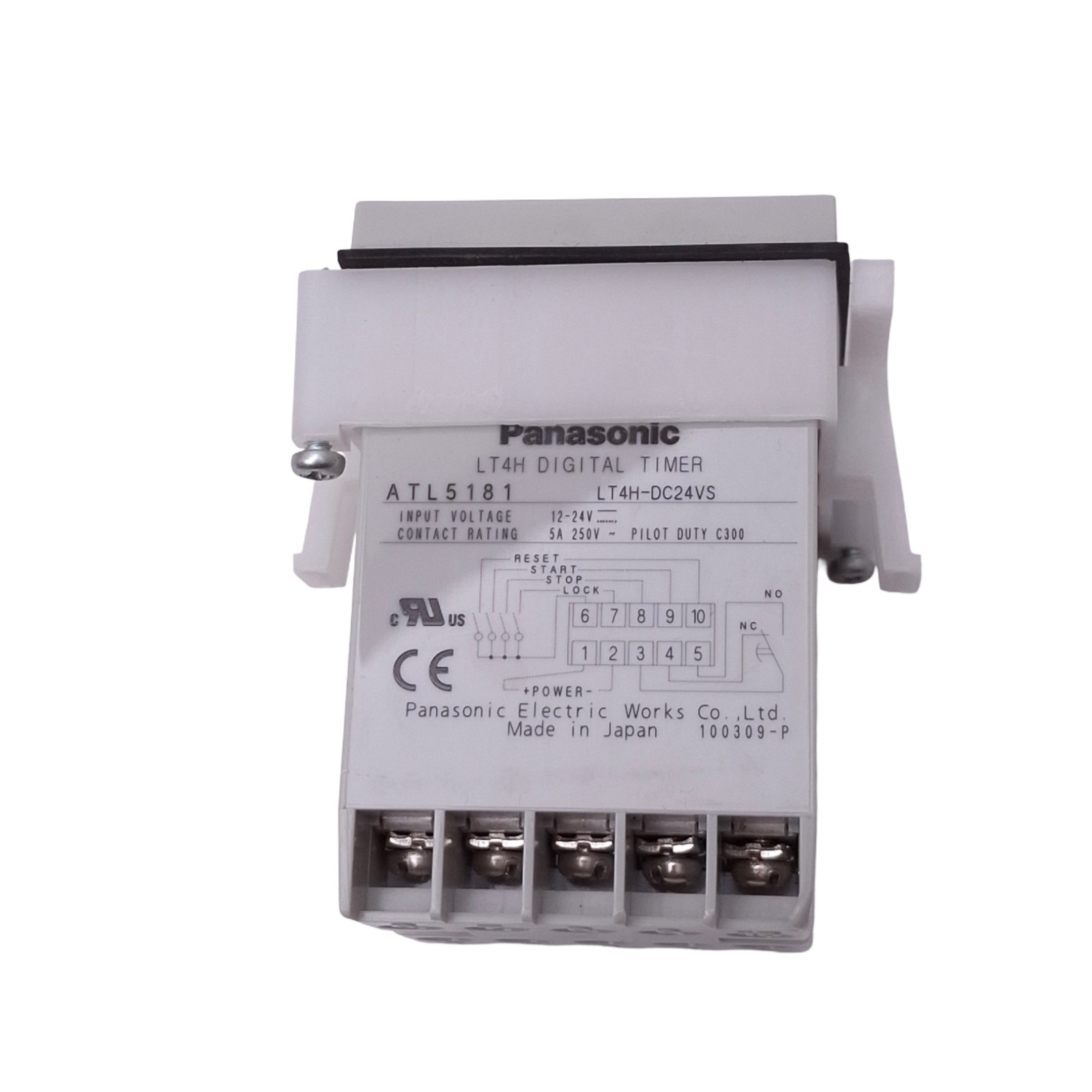 Panasonic LT4H-DC24VS Digital Timer Delay Relay, SPDT, 0.001s-999.9h, 24VDC Coil