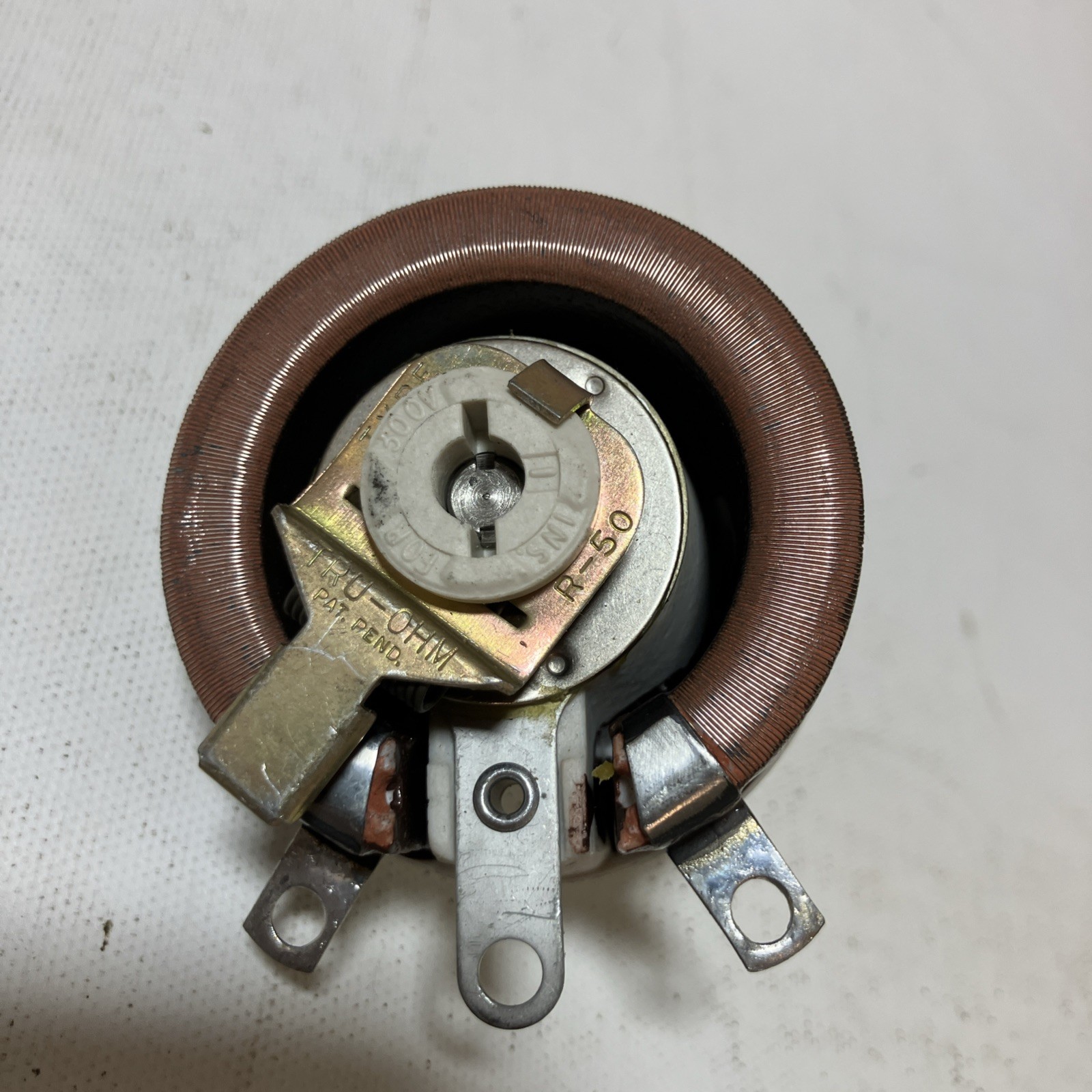 Lot of 2 Memcor Type R-50 15000 OHM .18 AMP 66-50 Rheostat