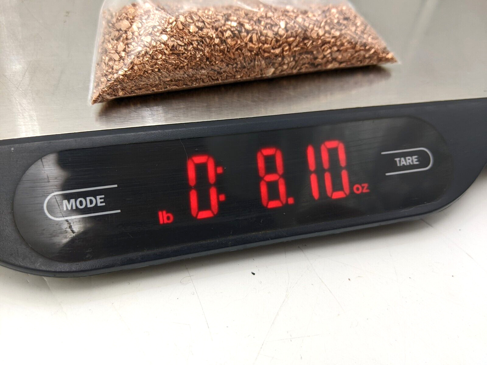 0.5lb Granulated Copper Shavings Bare Bright CU Material Craft Orgone Orgonite