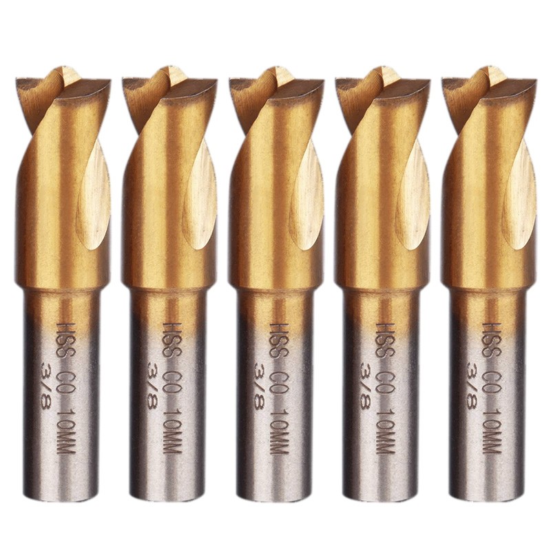 5pcs Spot Weld Drill Bits Set HSS Titanium Coated CO Cobalt Spot Weld Cutter 10m