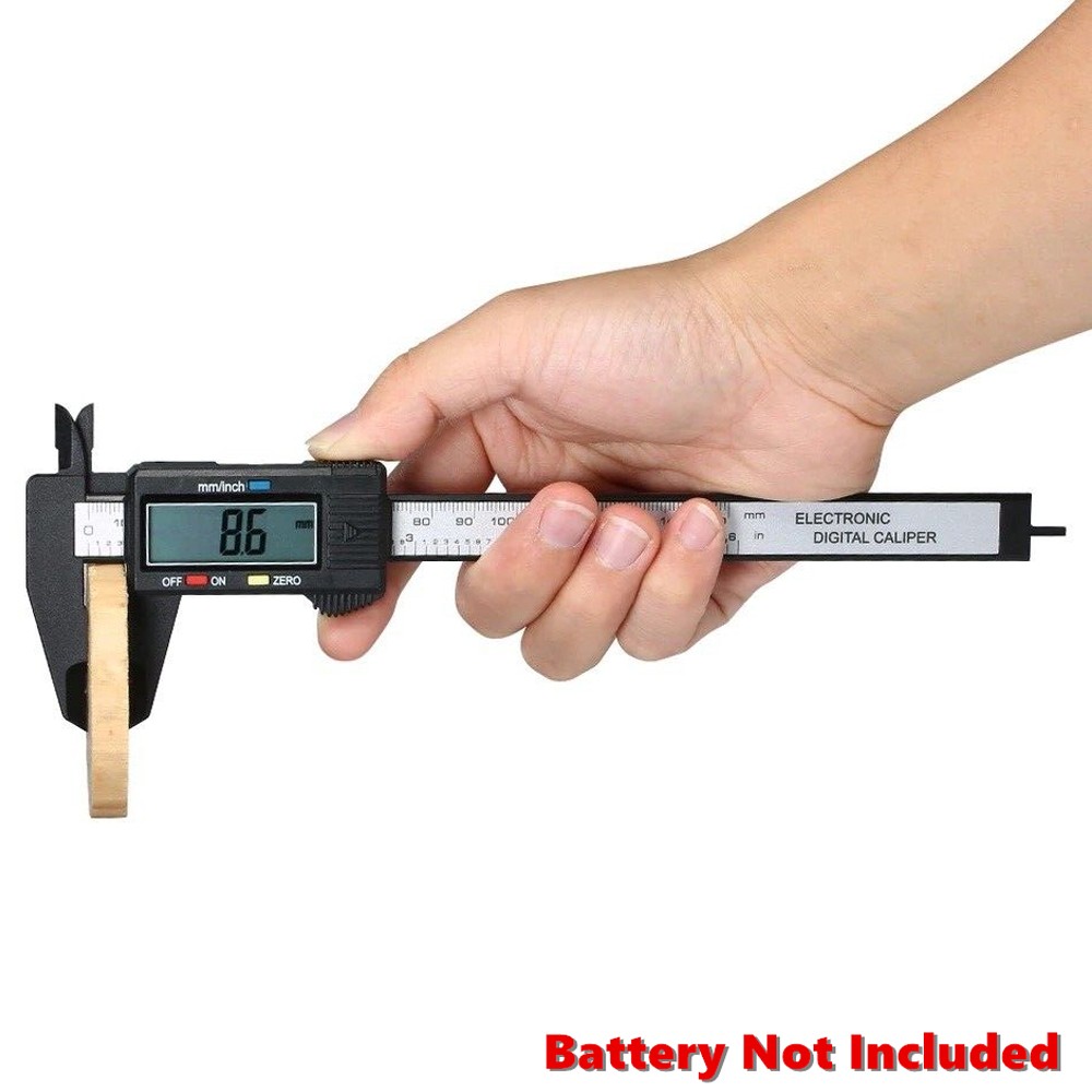 6”LCD/150mm Digital Vernier Caliper Micrometer Measure Tool Gauge Ruler Plastic