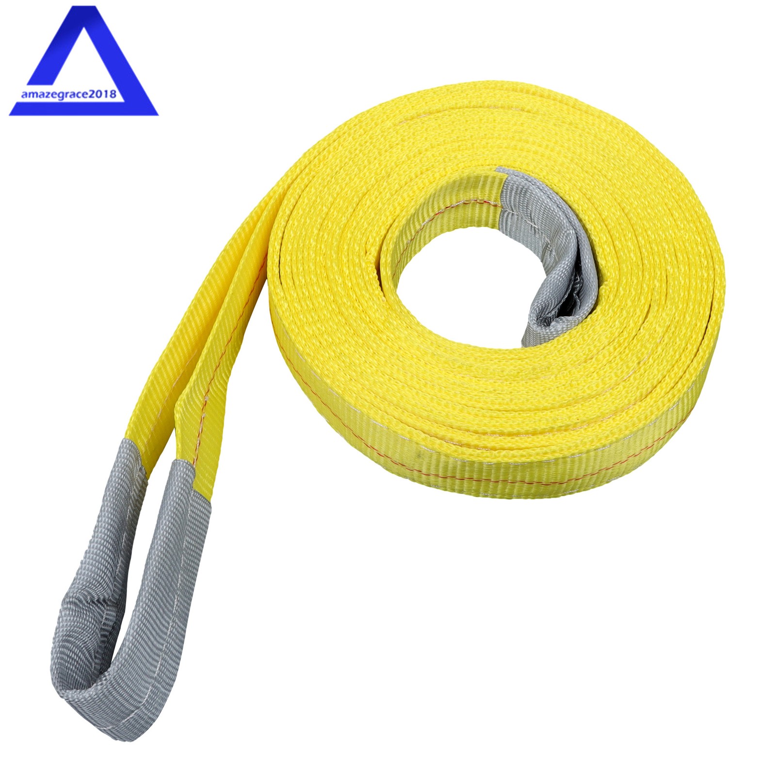 2 Pack 20′ × 2″ Lifting Sling Straps, 20ft Lifting Straps Heavy Duty 9400 lbs