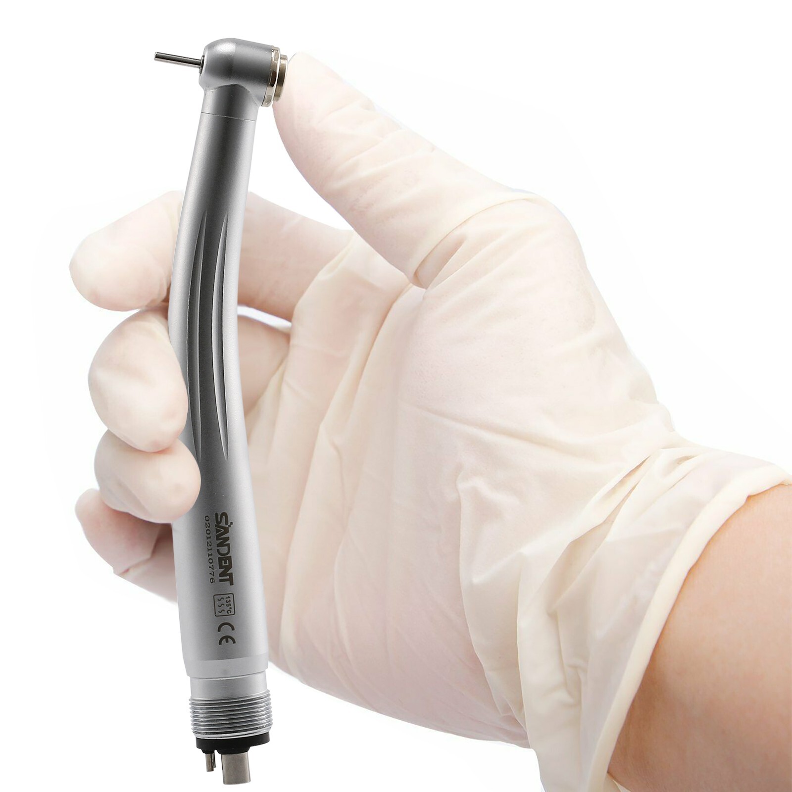 10 SANDENT NSK Style Dental High Speed Handpiece Push Button Standard Head 4Hole