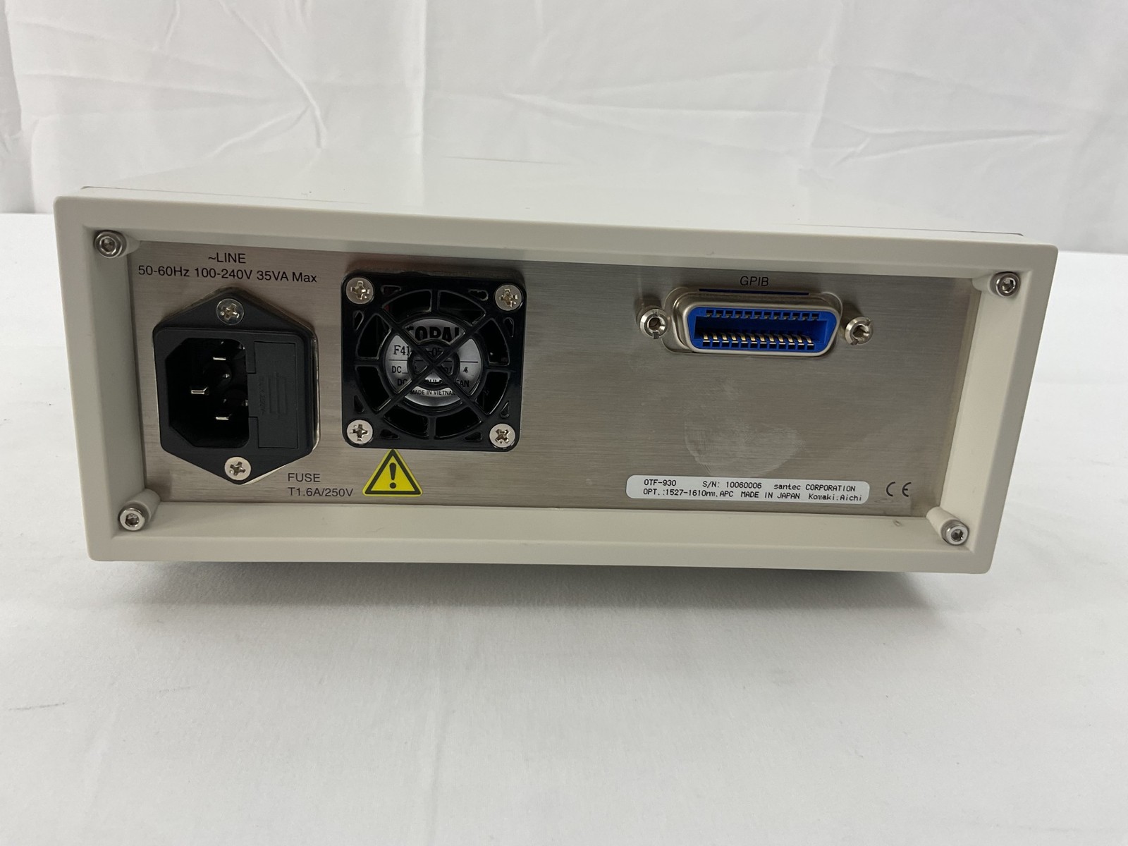 Santec OTF-930 Tunable Optical Bandpass Filter 1527-1610nm C+L Band DWDM GPIB