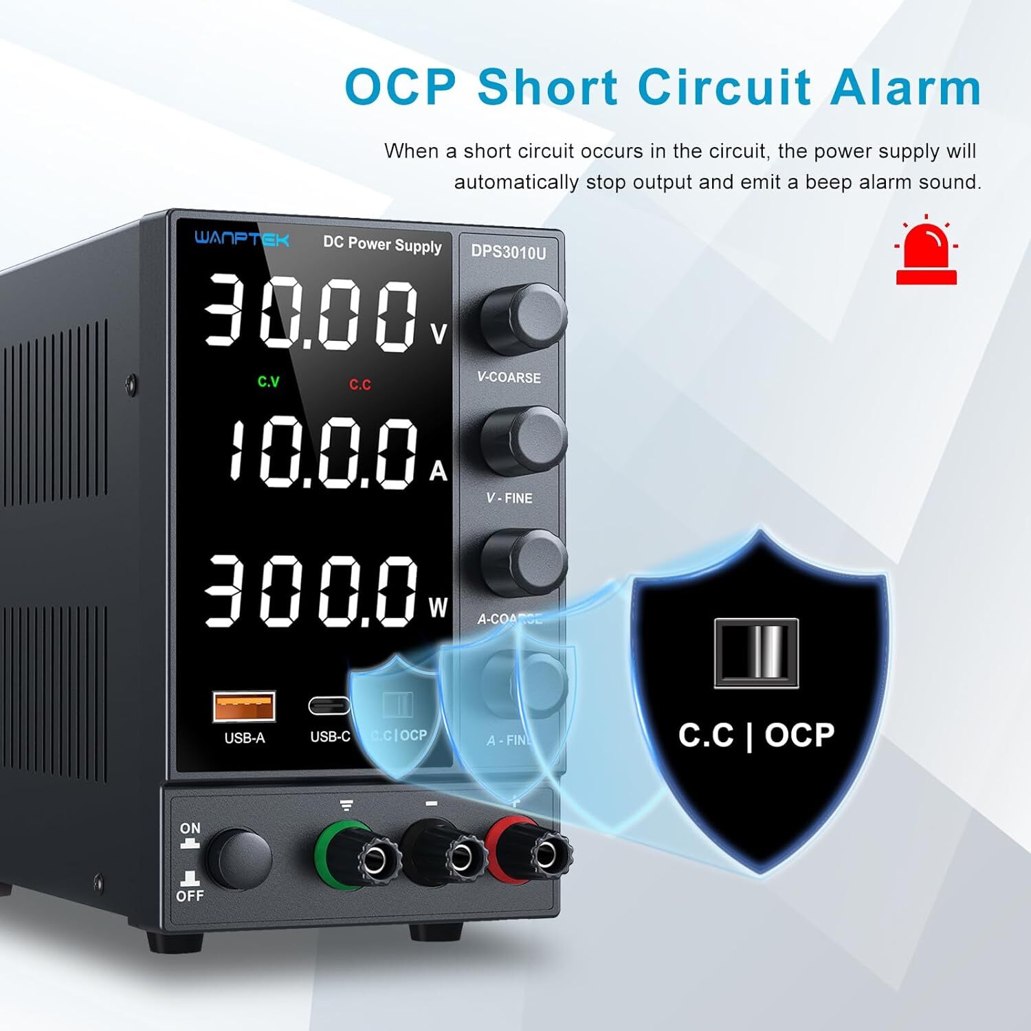 Adjustable 0-30/60/120V 0-2/3/5/10A Lab DC Power Supply Variable Bench Switching