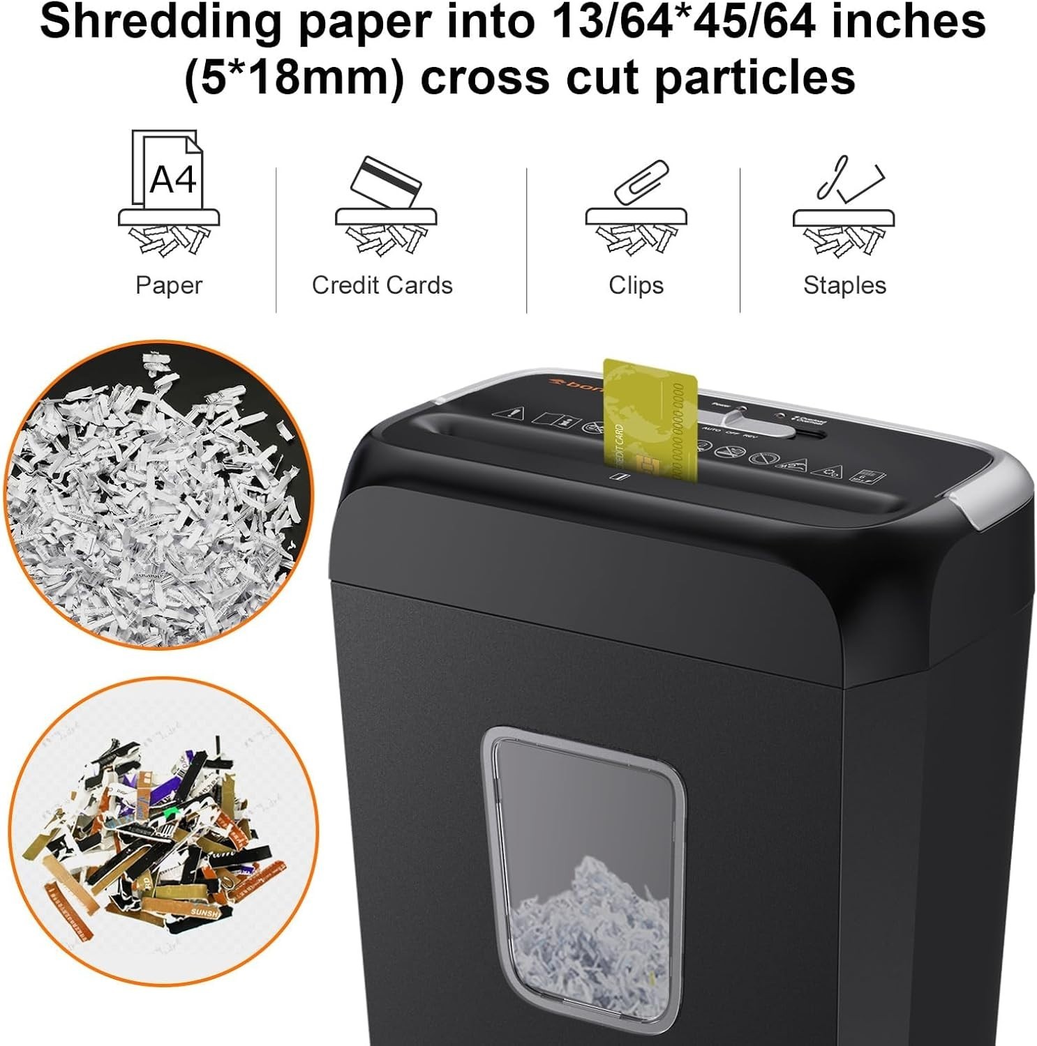 Paper Shredder Cross Cut Commerical Office DVD CD Credit Card Heavy Duty Destroy