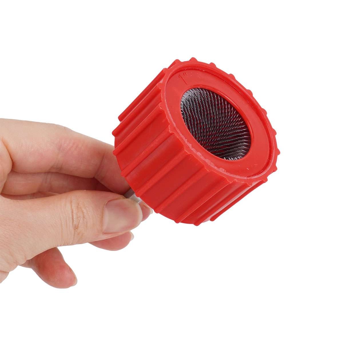 3PCS 1/2″ 3/4″ 1″ Copper Tube Pipe Cleaning Brush Set for Drill Plumbing Cleaner