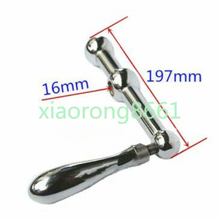 For Bridgeport Milling Machine Parts- Three Ball Metal Crank Handle 197mm*Ø16mm