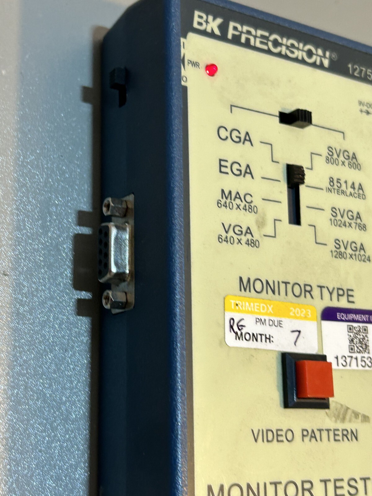 BK Precision 1275 Video Pattern Monitor Tester