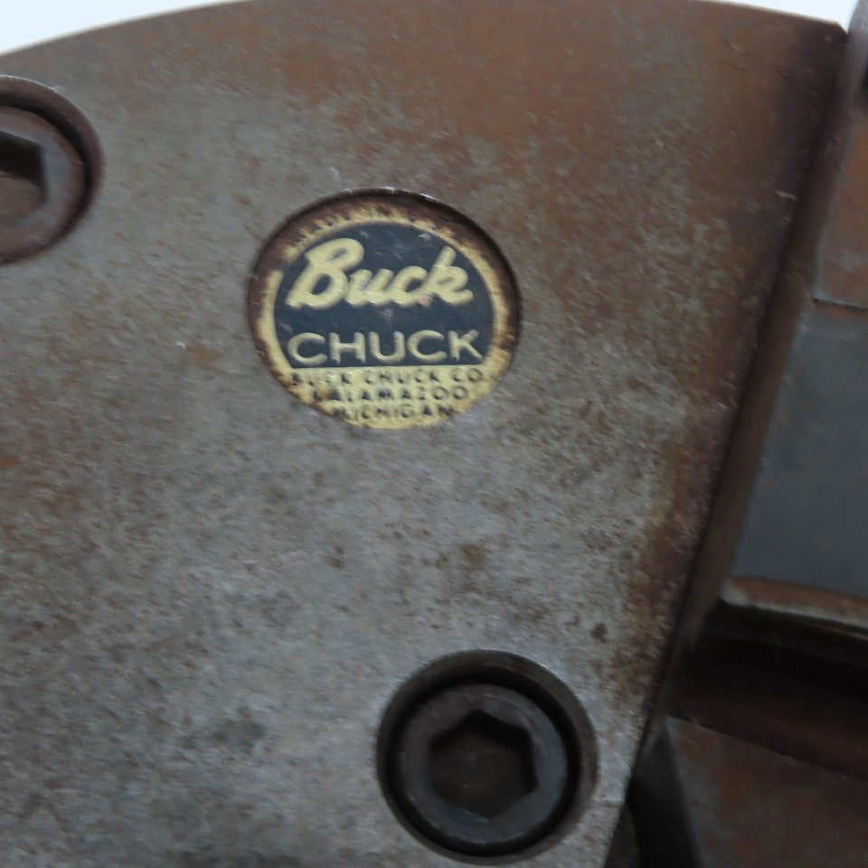 Buck Chuck 8″ Self-Centering 3-Jaw Manual Lathe Scroll Chuck