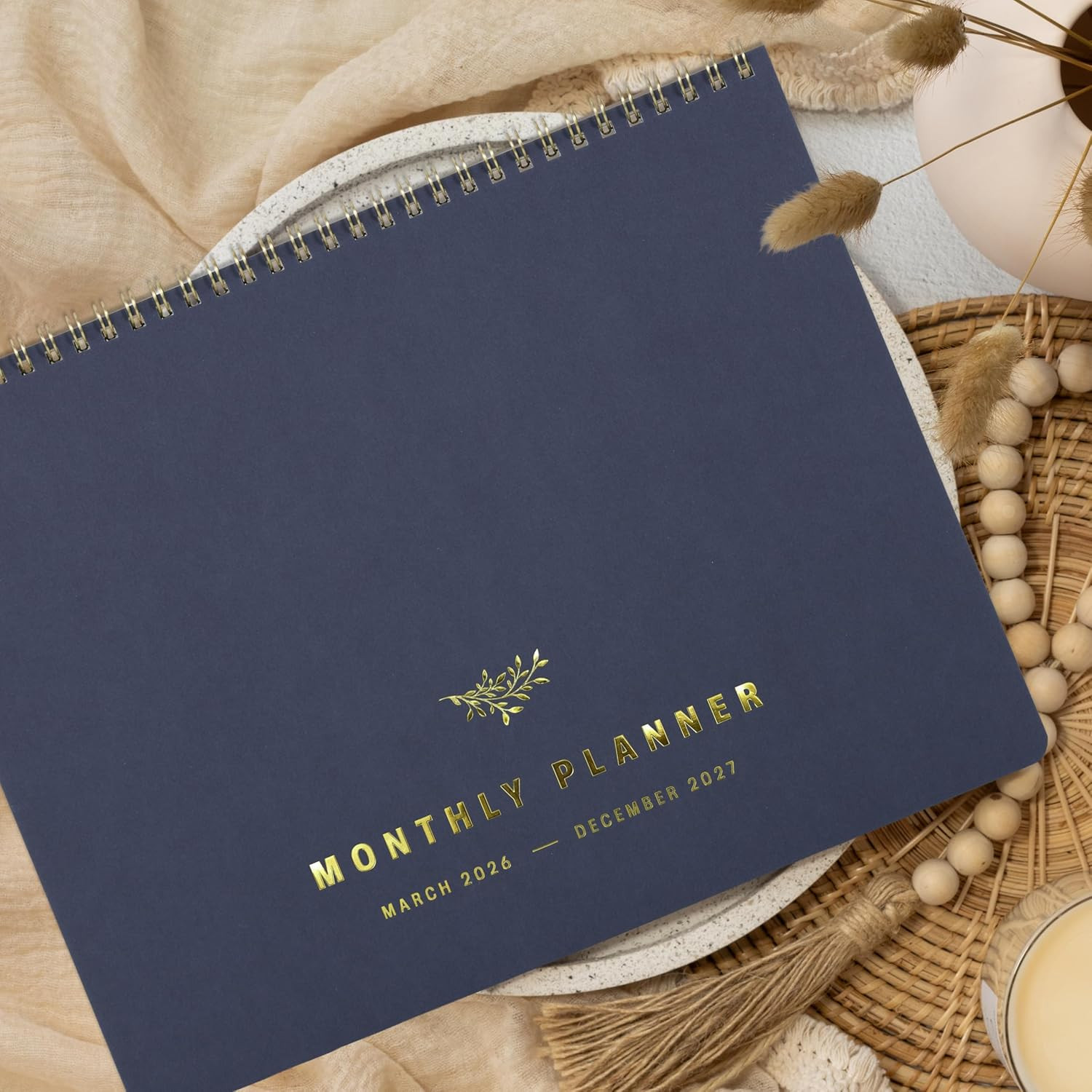 Beautiful 2026-2027 Monthly Planner and Calendar Book – Modern to Do List Notebo